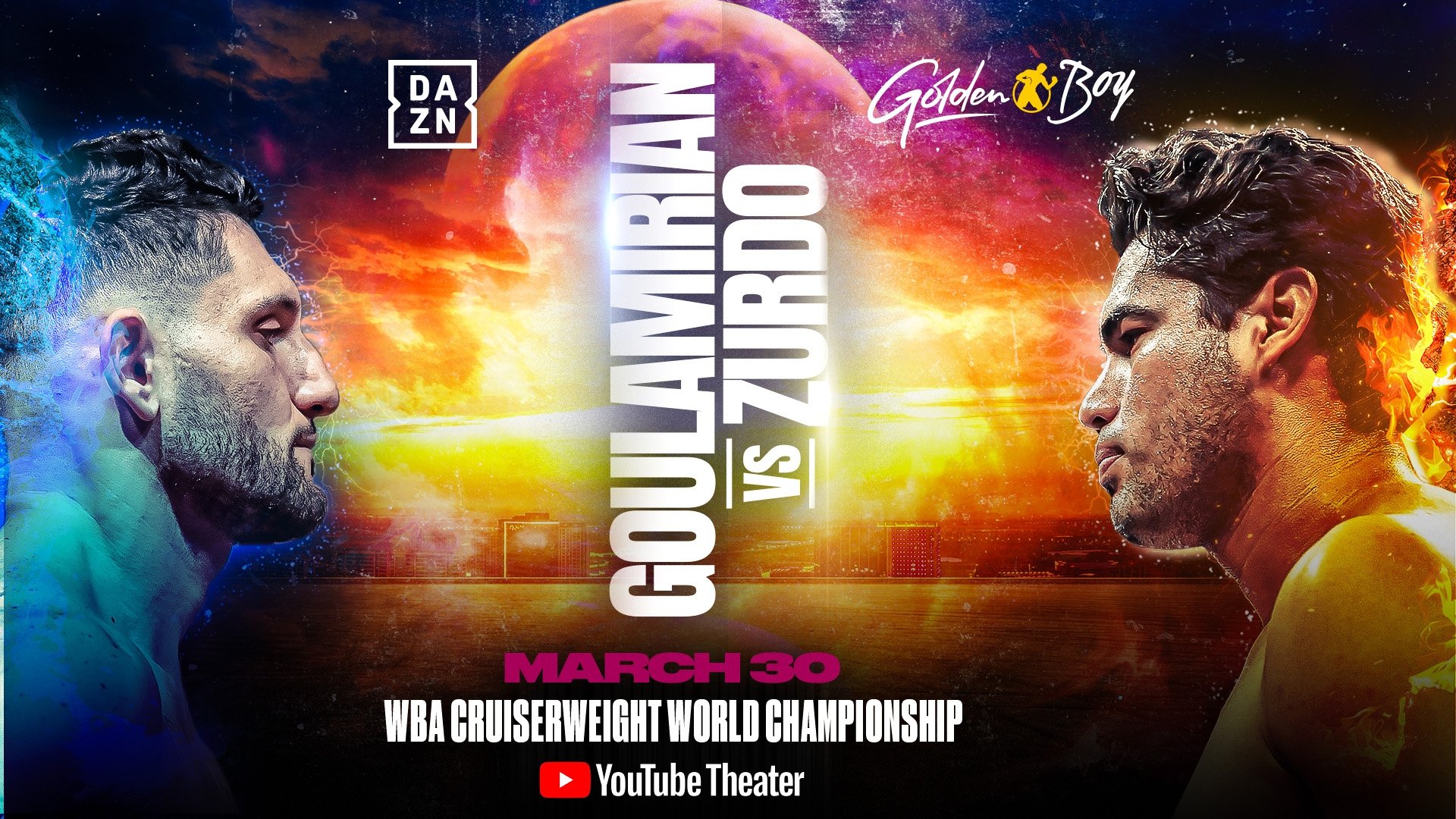 Backdrop for Arsen Goulamirian vs. Gilberto Ramirez