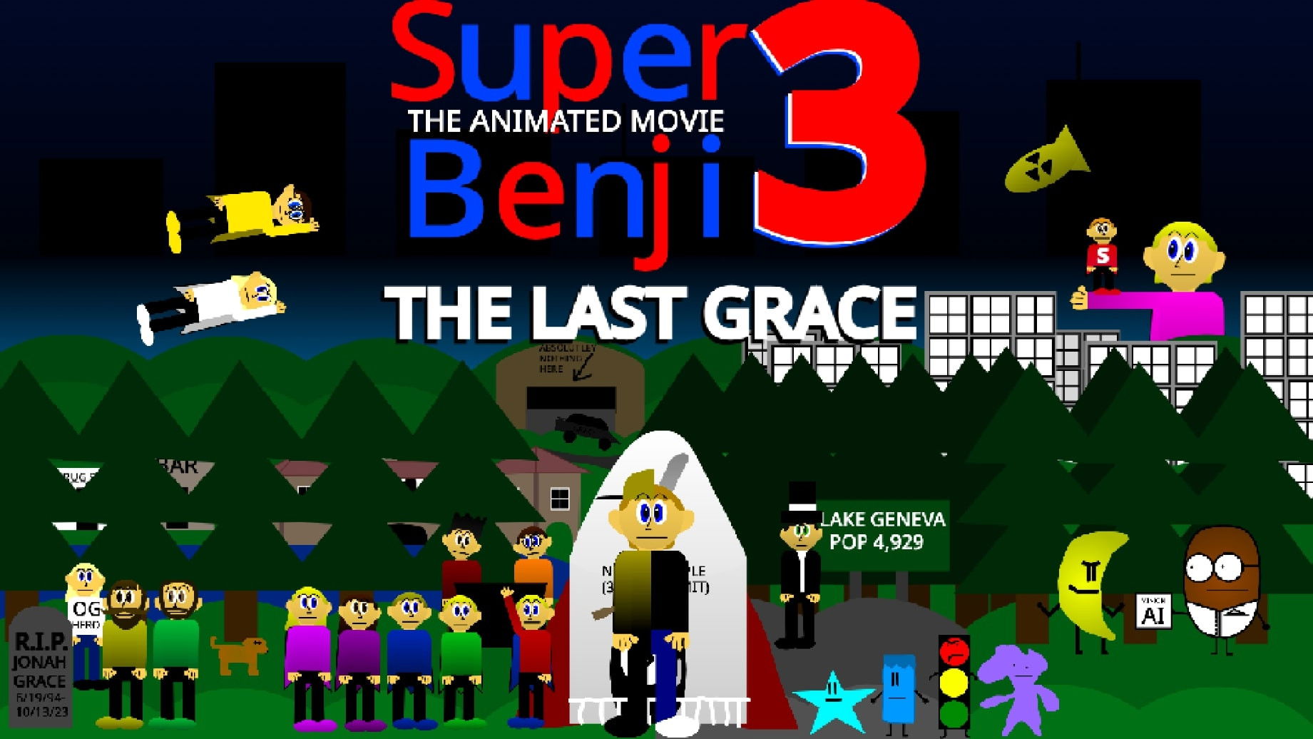 Backdrop for Super Benji: The Animated Movie 3: The Last Grace