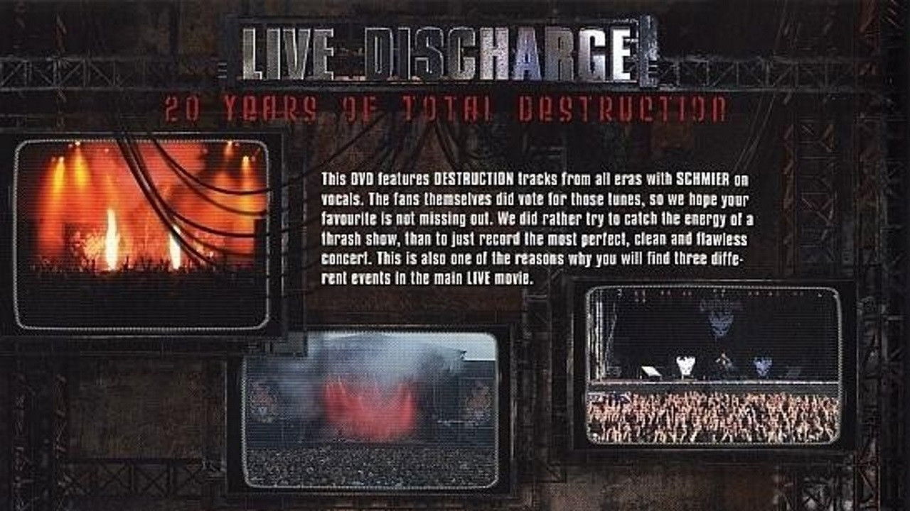 Backdrop for Destruction ‎– Live Discharge