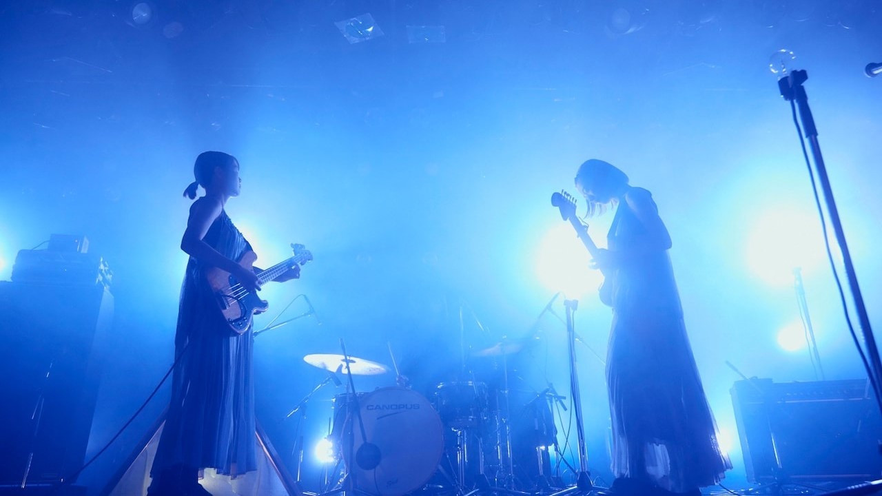 Backdrop for 羊文学 Tour 2021 "Hidden Place" USEN STUDIO COAST 2021.9.24