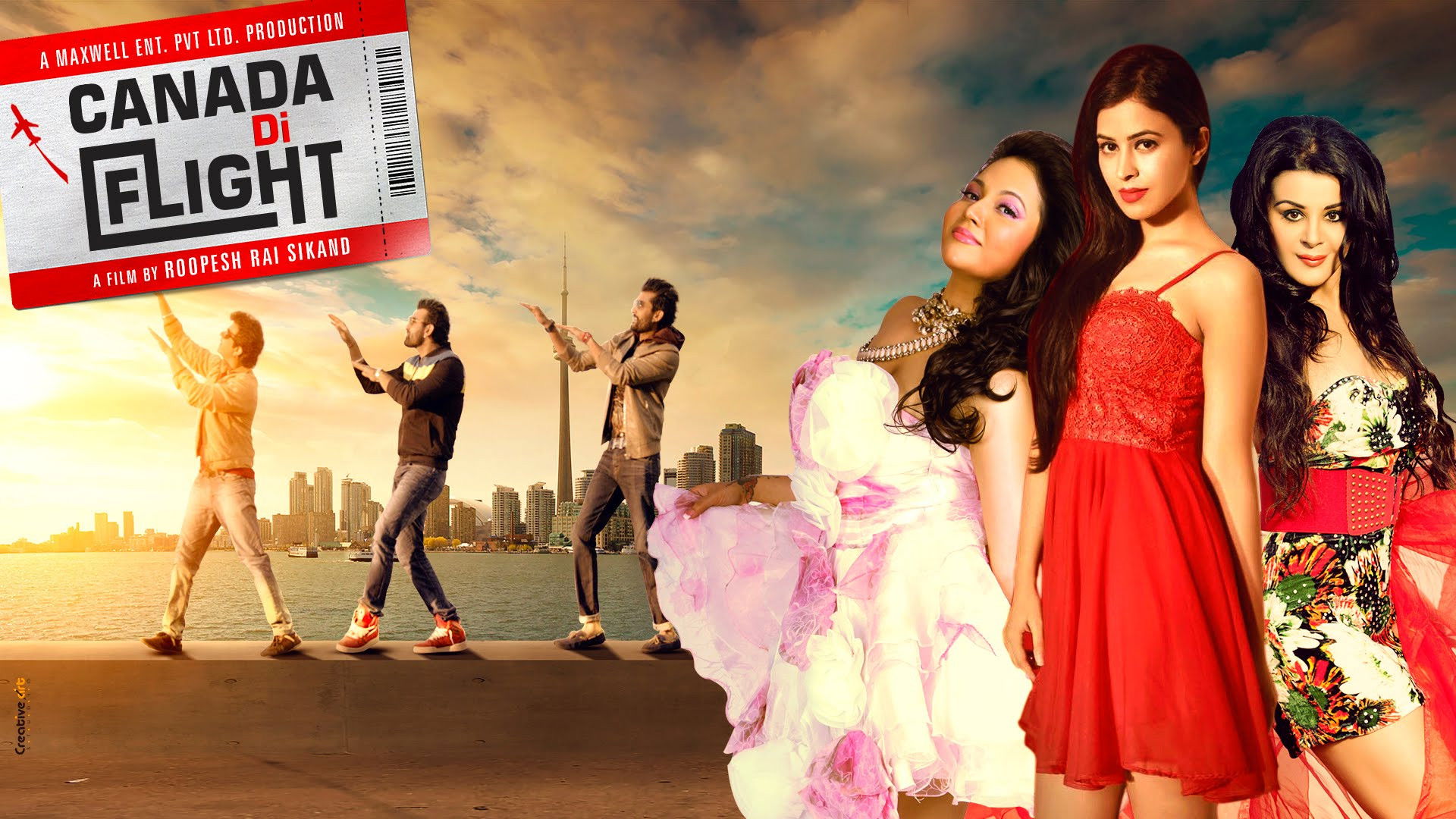 Backdrop for Canada Di Flight