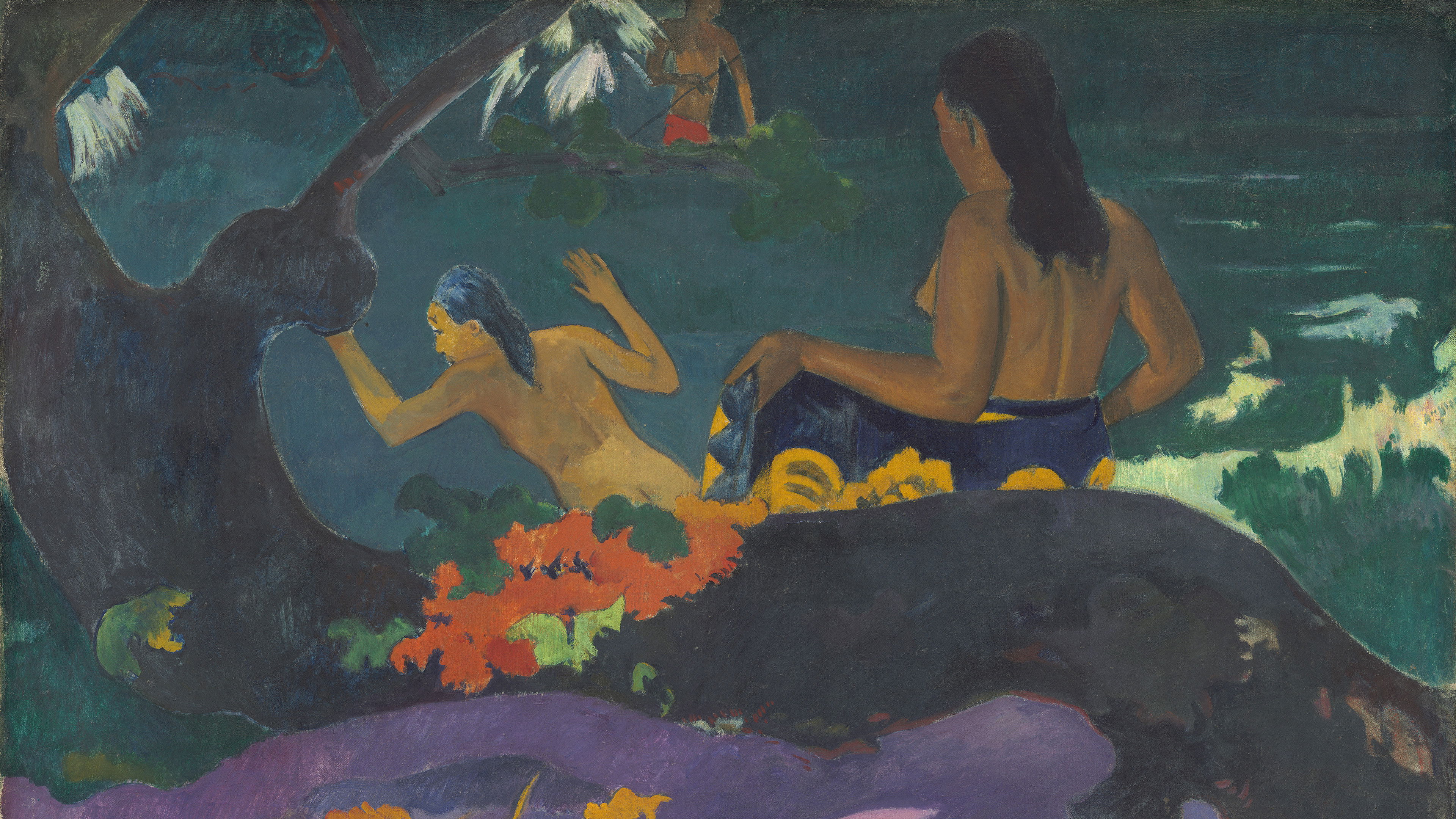 Backdrop for Gauguin in Tahiti. Paradise Lost