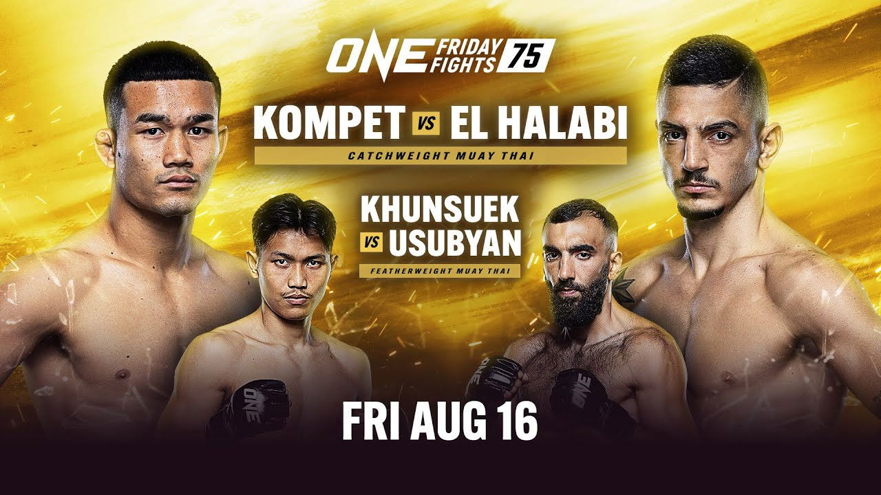 Backdrop for ONE Friday Fights 75: Kongsuk vs. El Halabi
