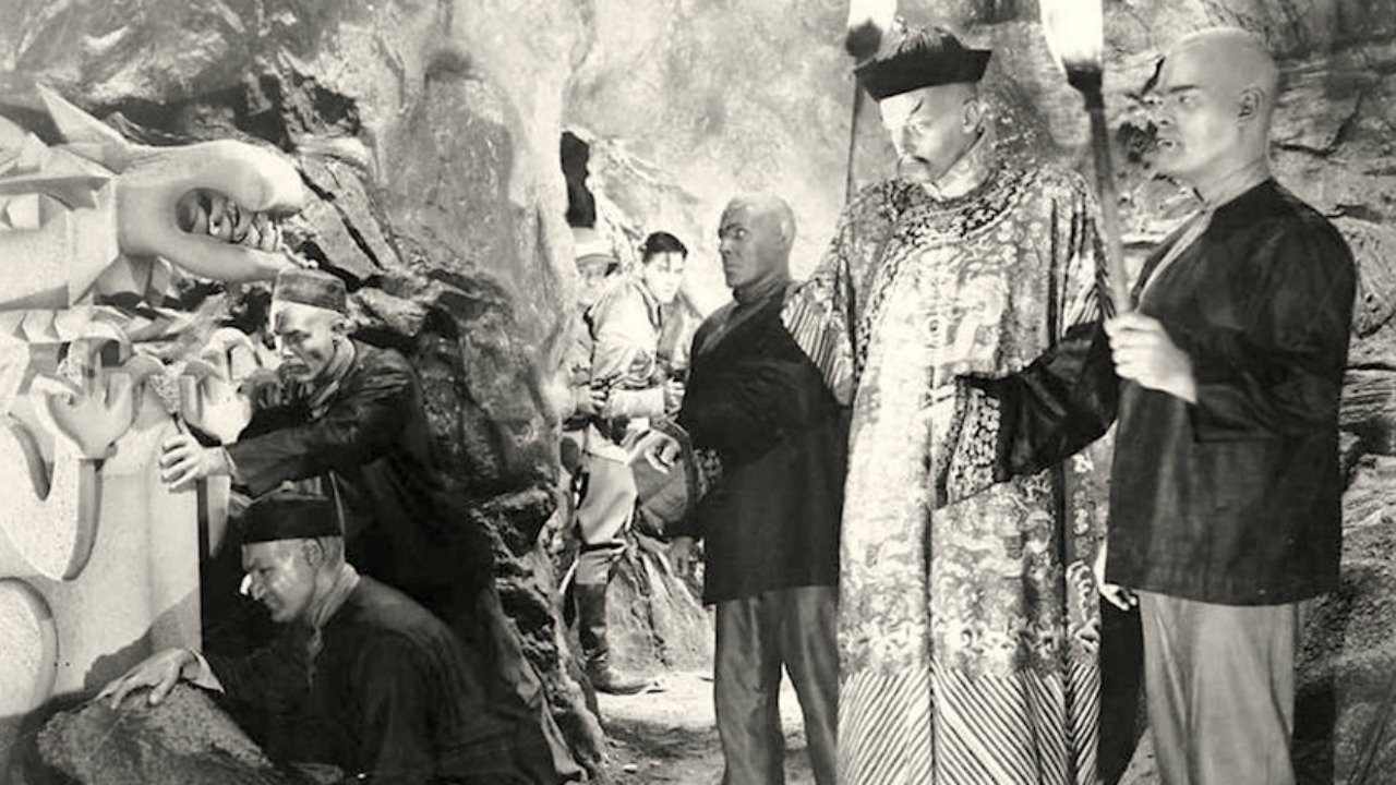 Backdrop for Drums of Fu Manchu