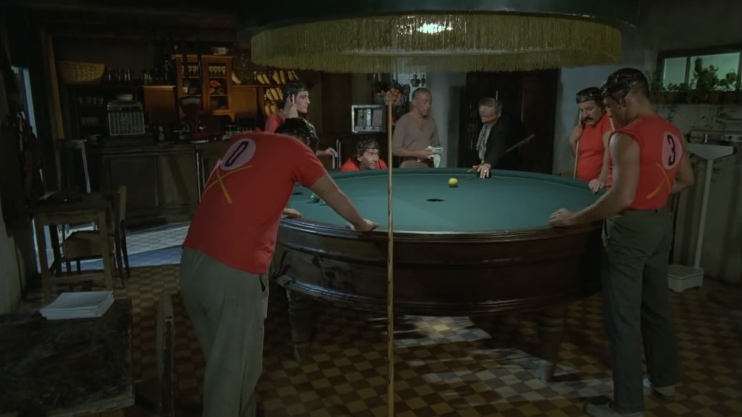 Backdrop for The Story of One Billiard-Room
