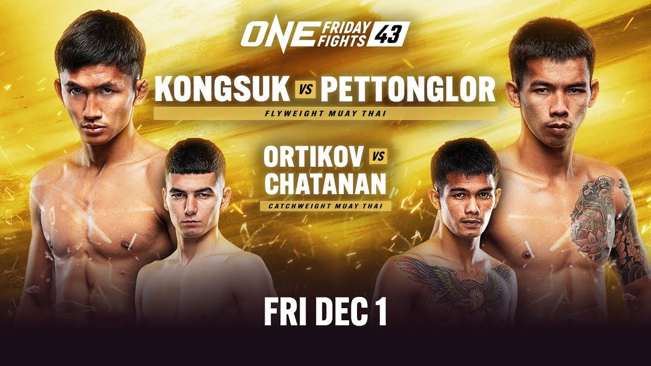 Backdrop for ONE Friday Fights 43: Kongsuk vs. Pettonglor