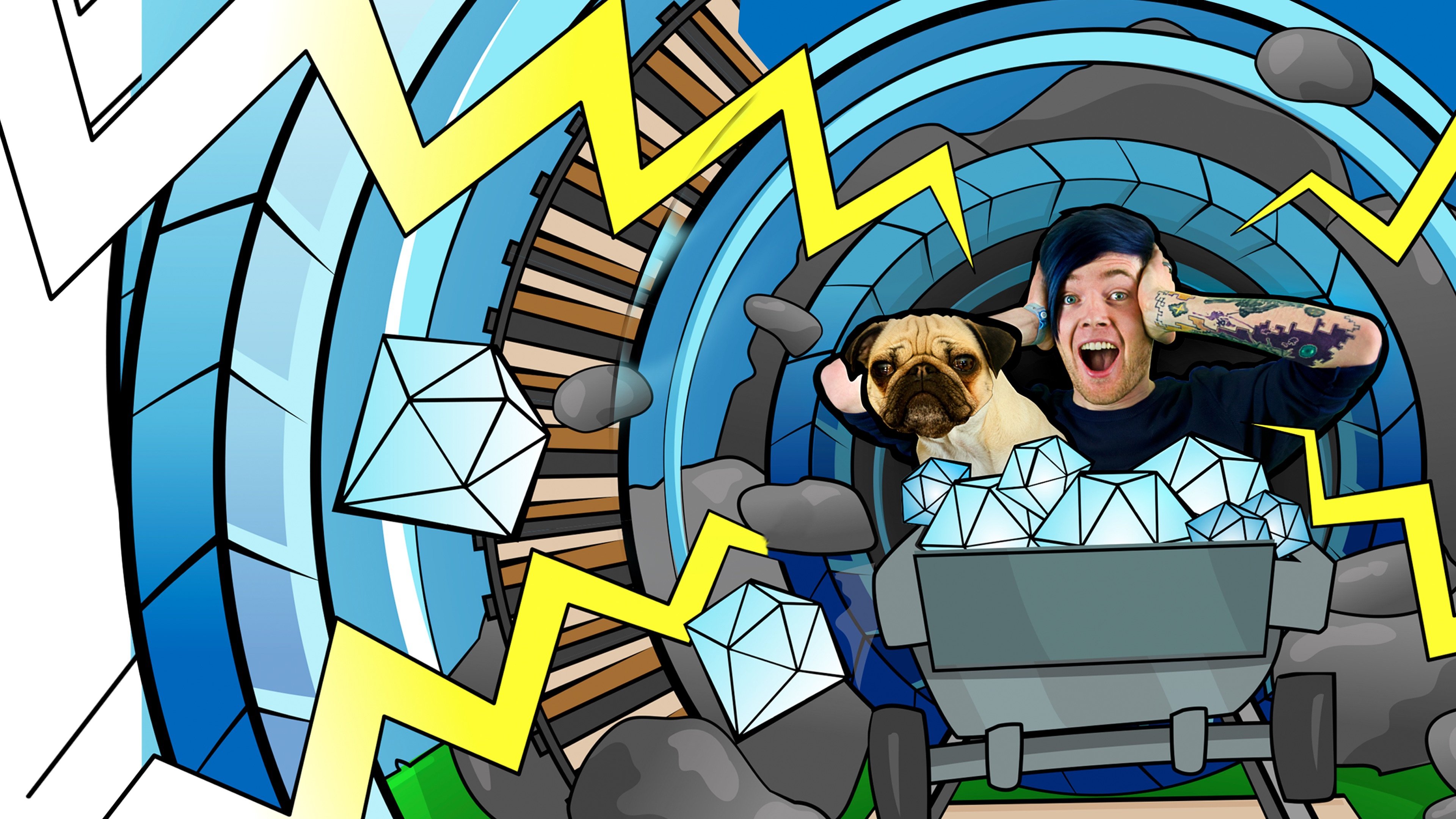 Backdrop for Dan TDM On Tour