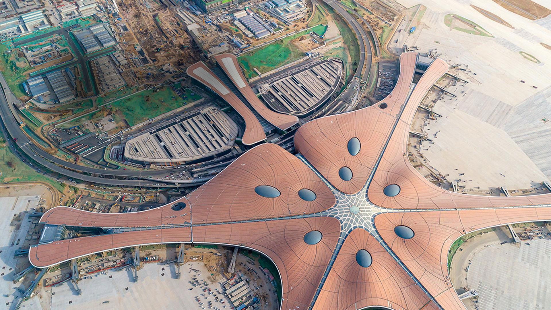 Backdrop for Pékin Daxing : Le Plus Grand Aéroport du monde