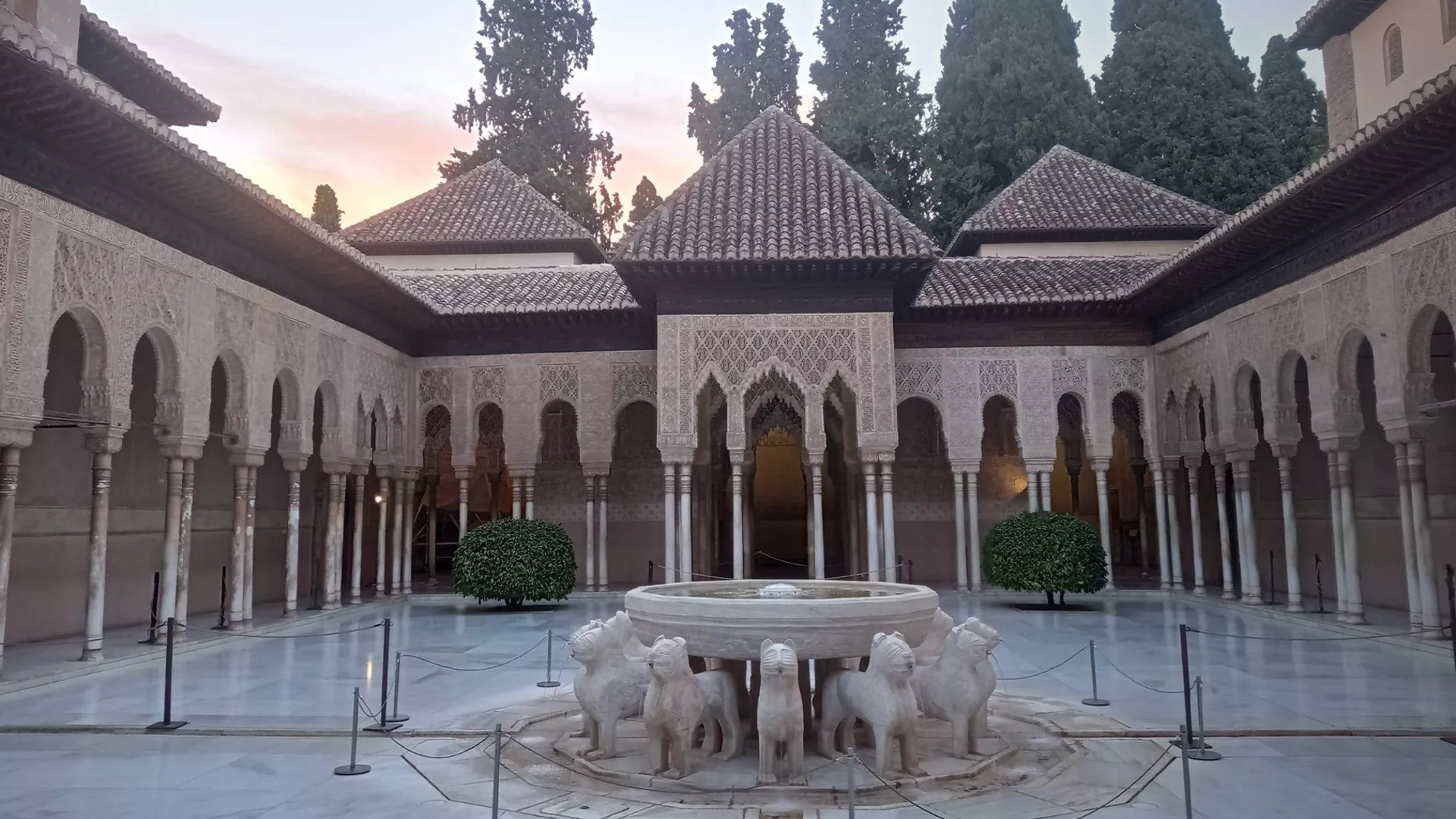Backdrop for Alhambra, the treasure of the last sultanate of Spain