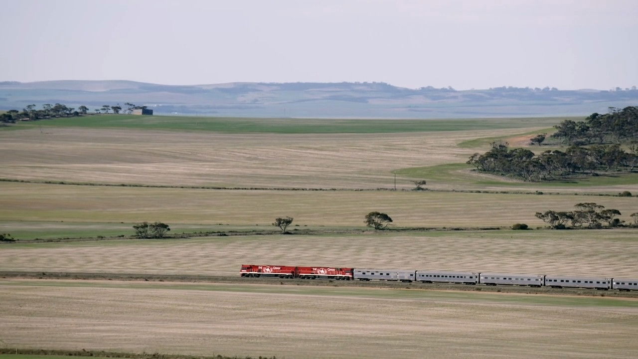 Backdrop for The Ghan: Australia's Greatest Train Journey