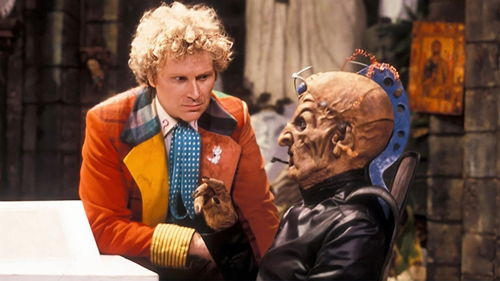 Backdrop for Doctor Who: Revelation of the Daleks