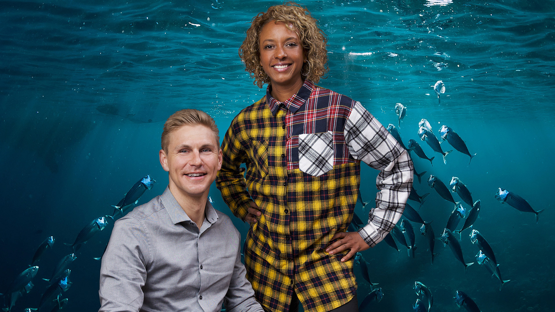 Backdrop for Blue Planet UK