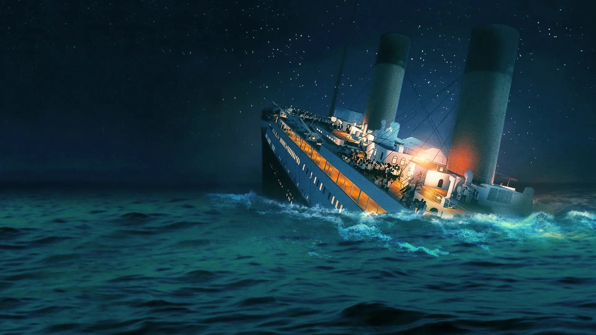 Backdrop for Mysteries from the Grave: Titanic