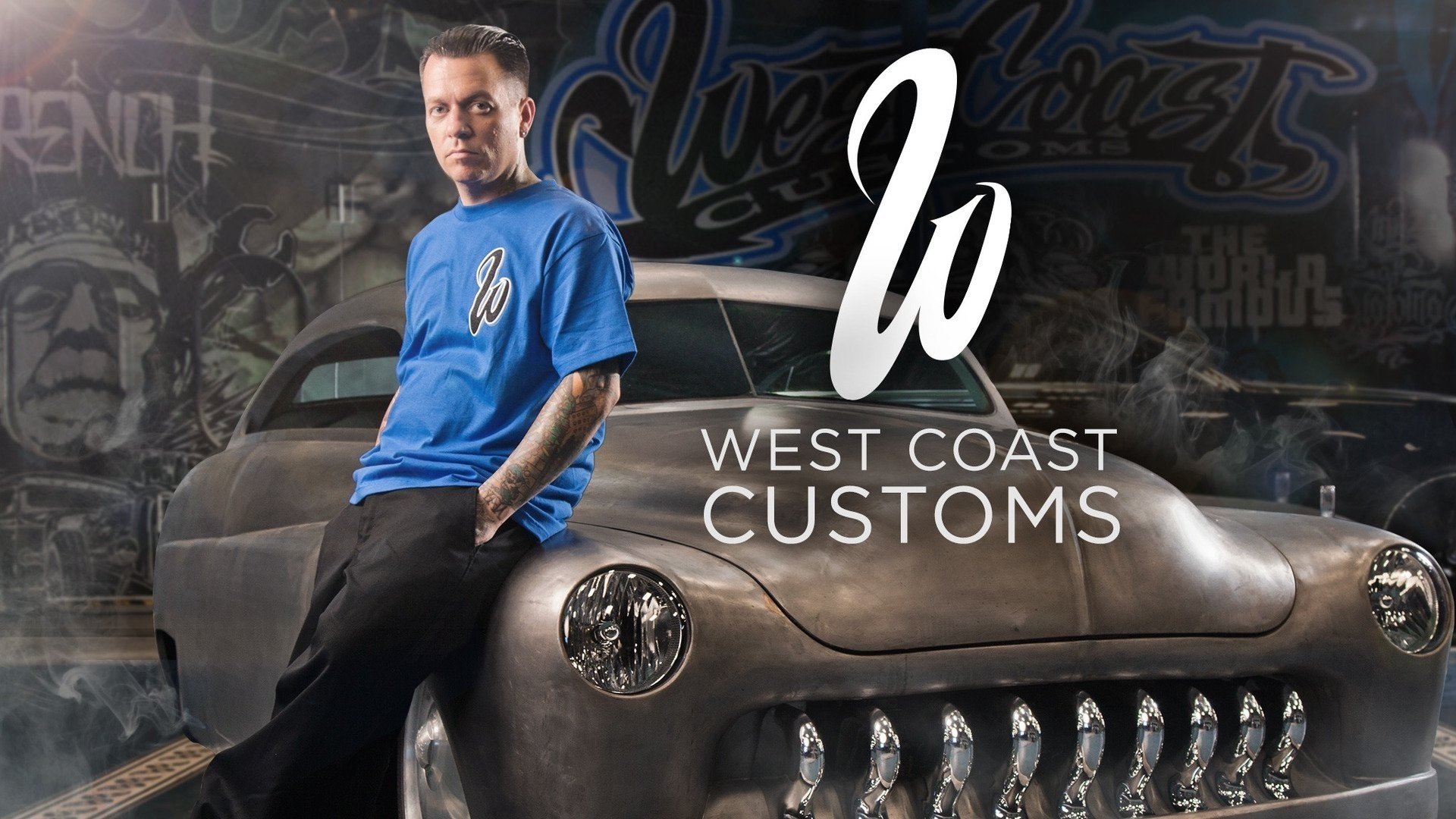 Backdrop for West Coast Customs