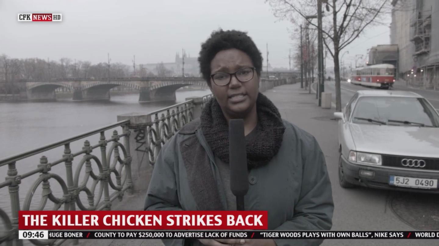 Backdrop for The Chicken