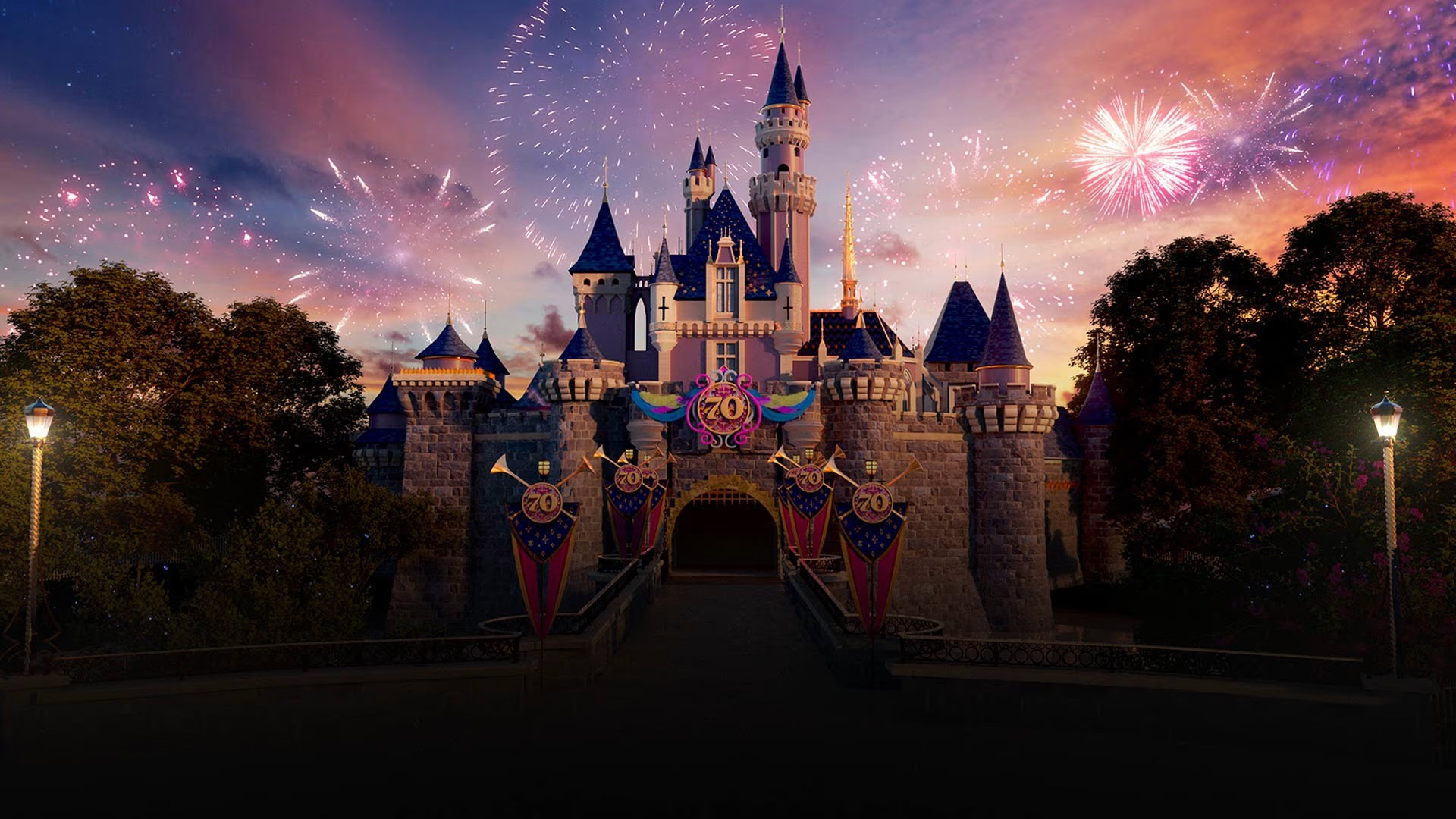 Backdrop for The Happiest Story on Earth: 70 Years of Disneyland