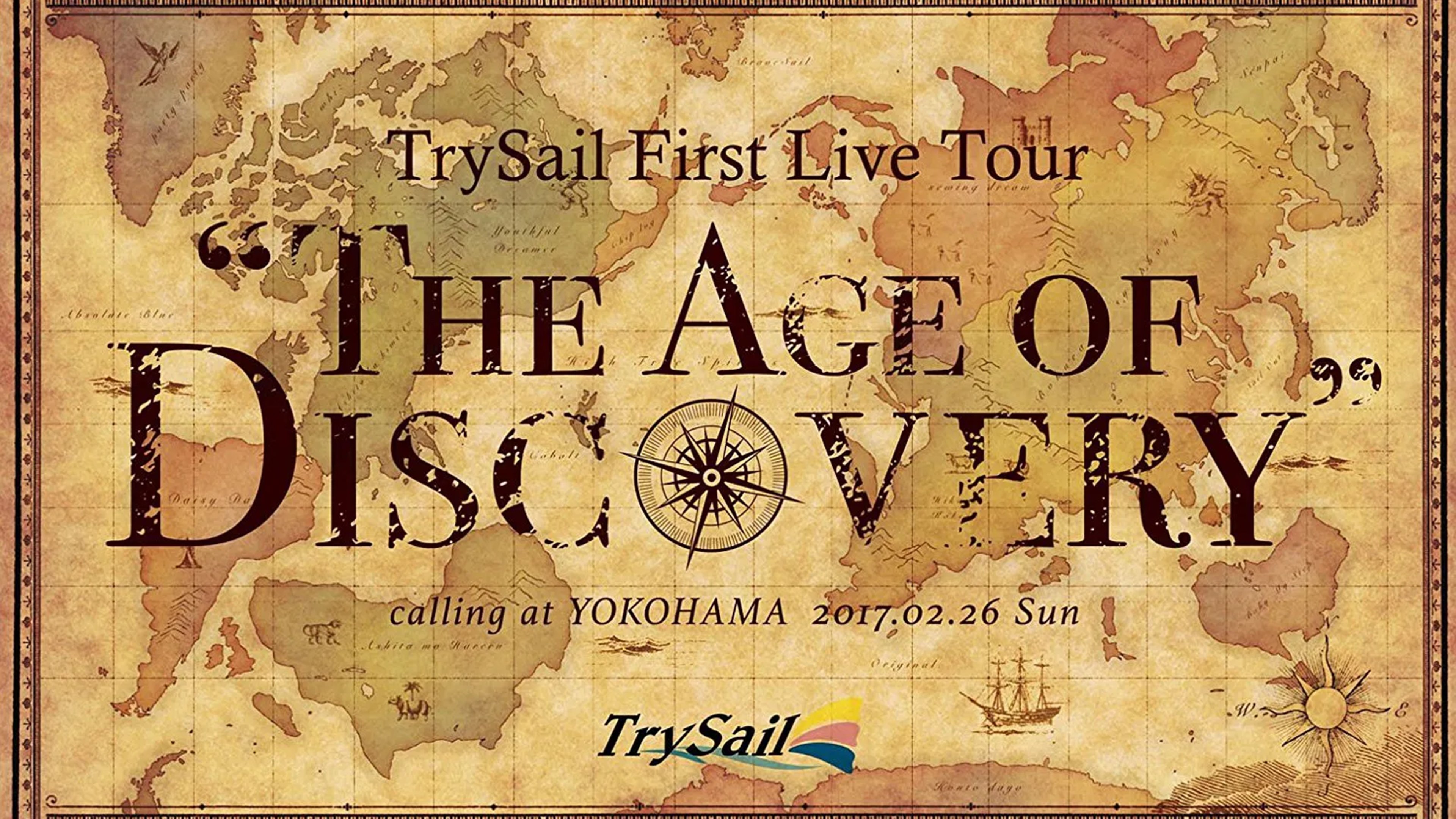 Backdrop for TrySail First Live Tour “The Age of Discovery"