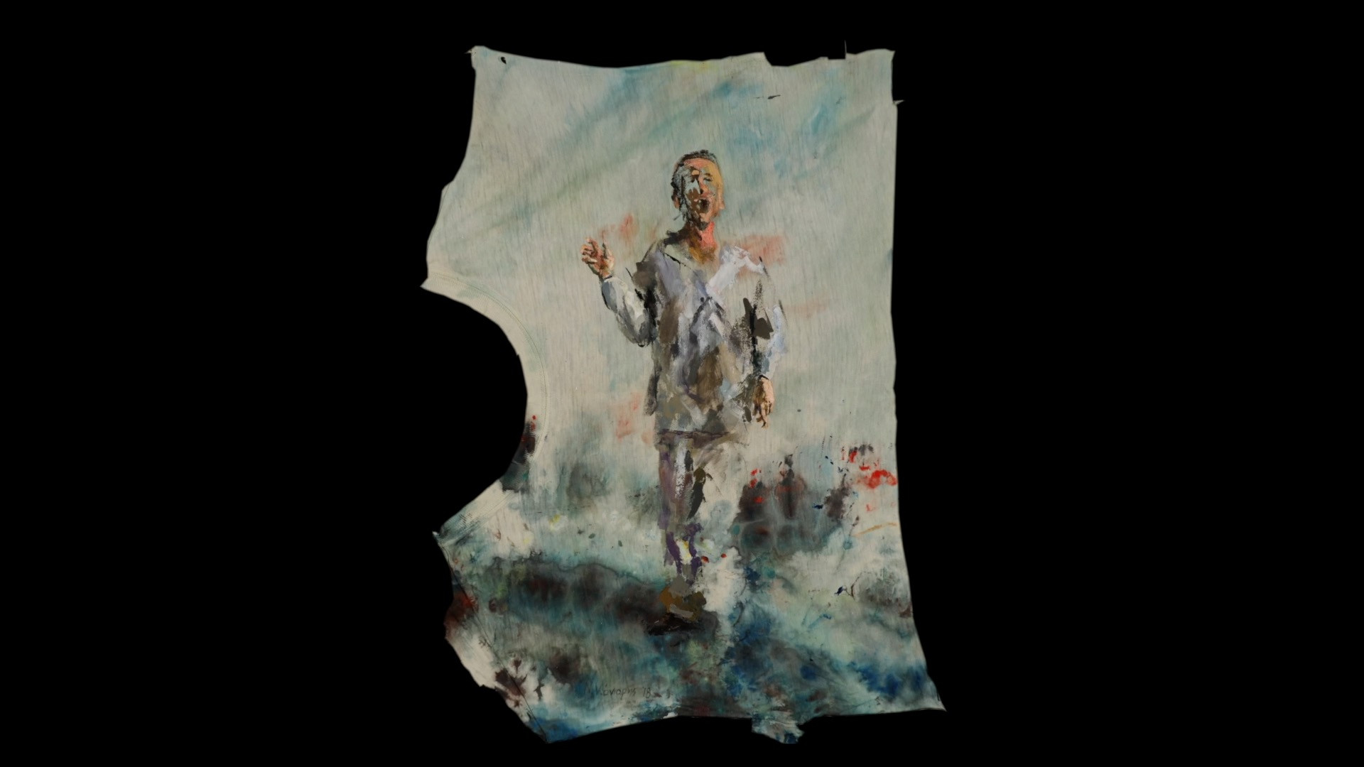 Backdrop for Painting Pain