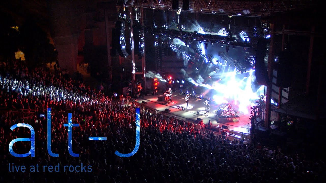 Backdrop for Alt-J: Live At Red Rocks