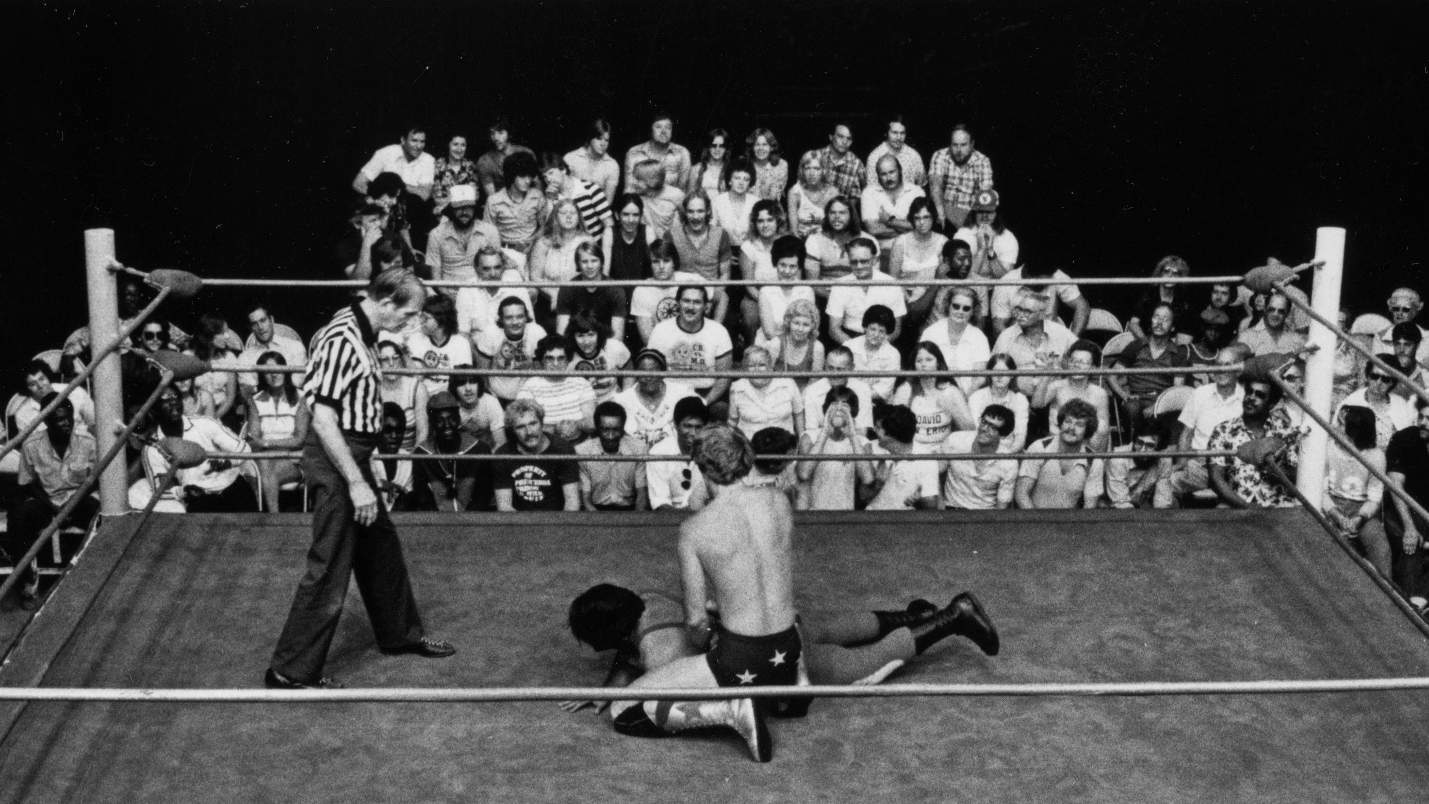 Backdrop for Head Over Heels: Remembering Wrestling at the Chase