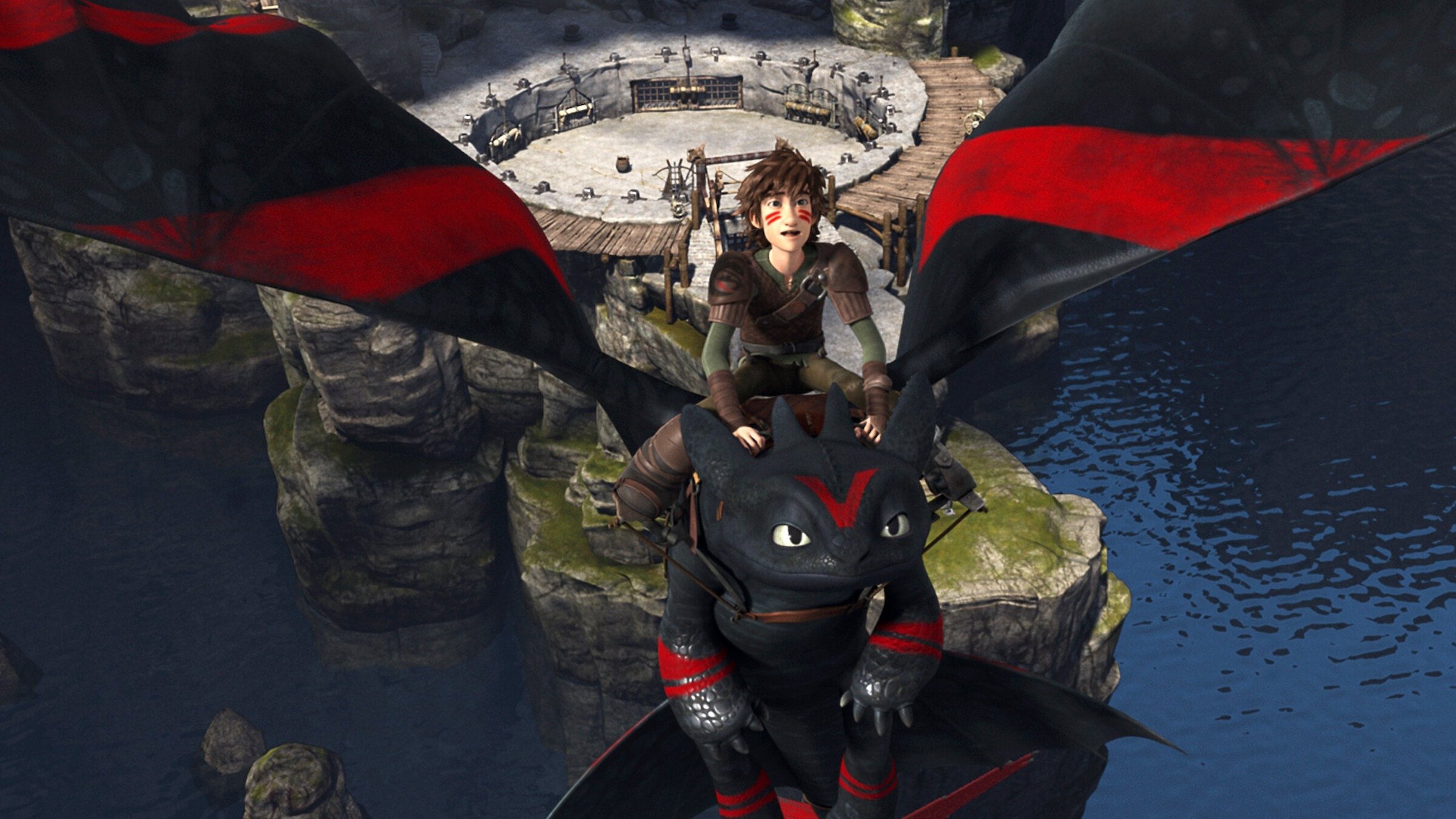 Backdrop for Dragons: Dawn of the Dragon Racers