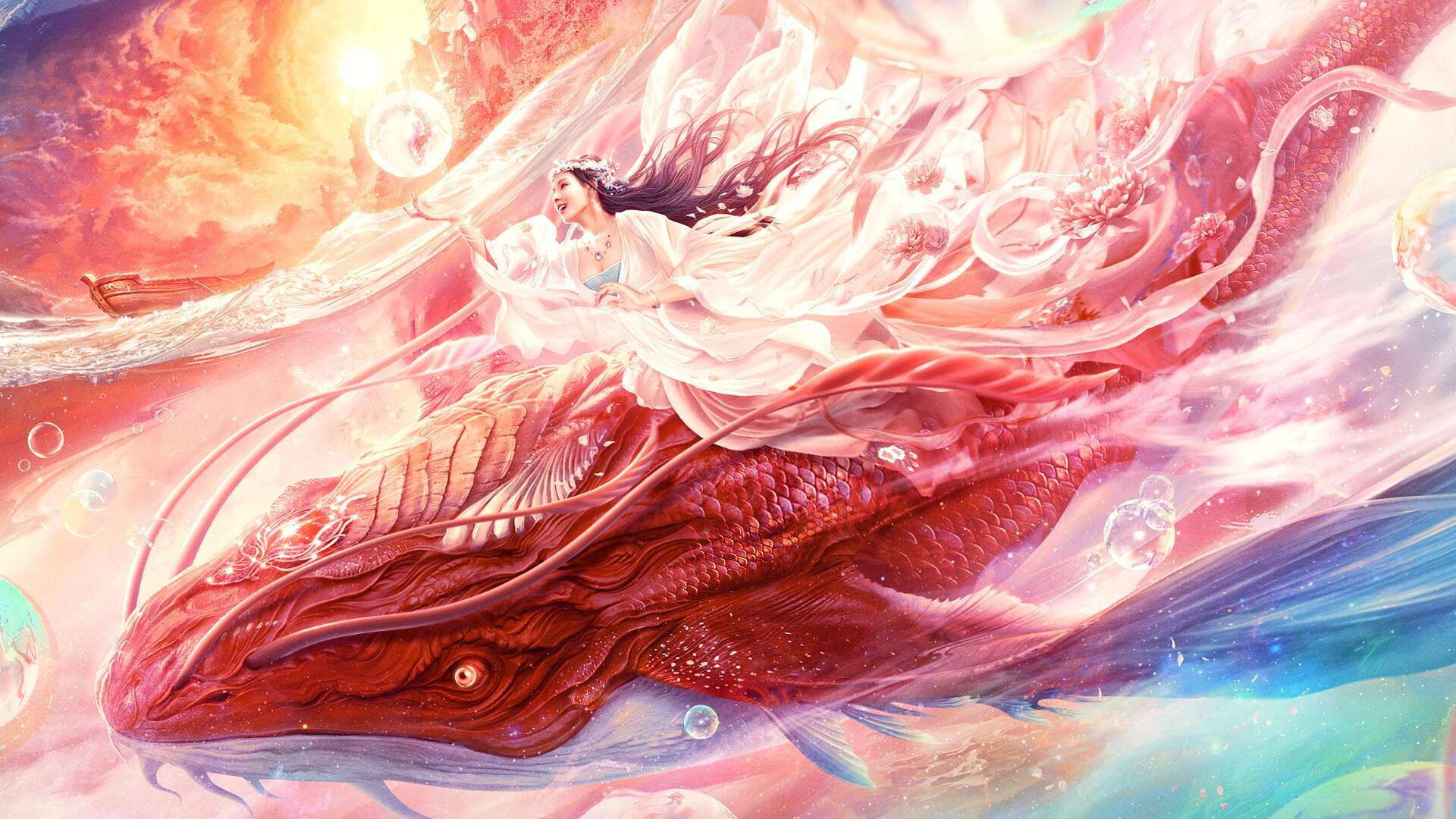 Backdrop for Enormous Legendary Fish