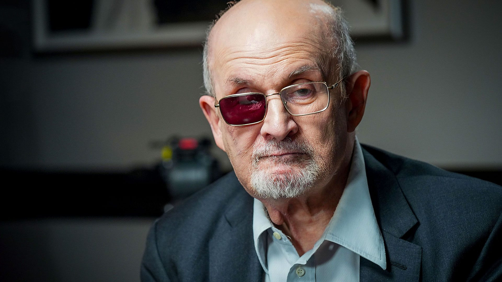 Backdrop for Salman Rushdie: Through a Glass Darkly