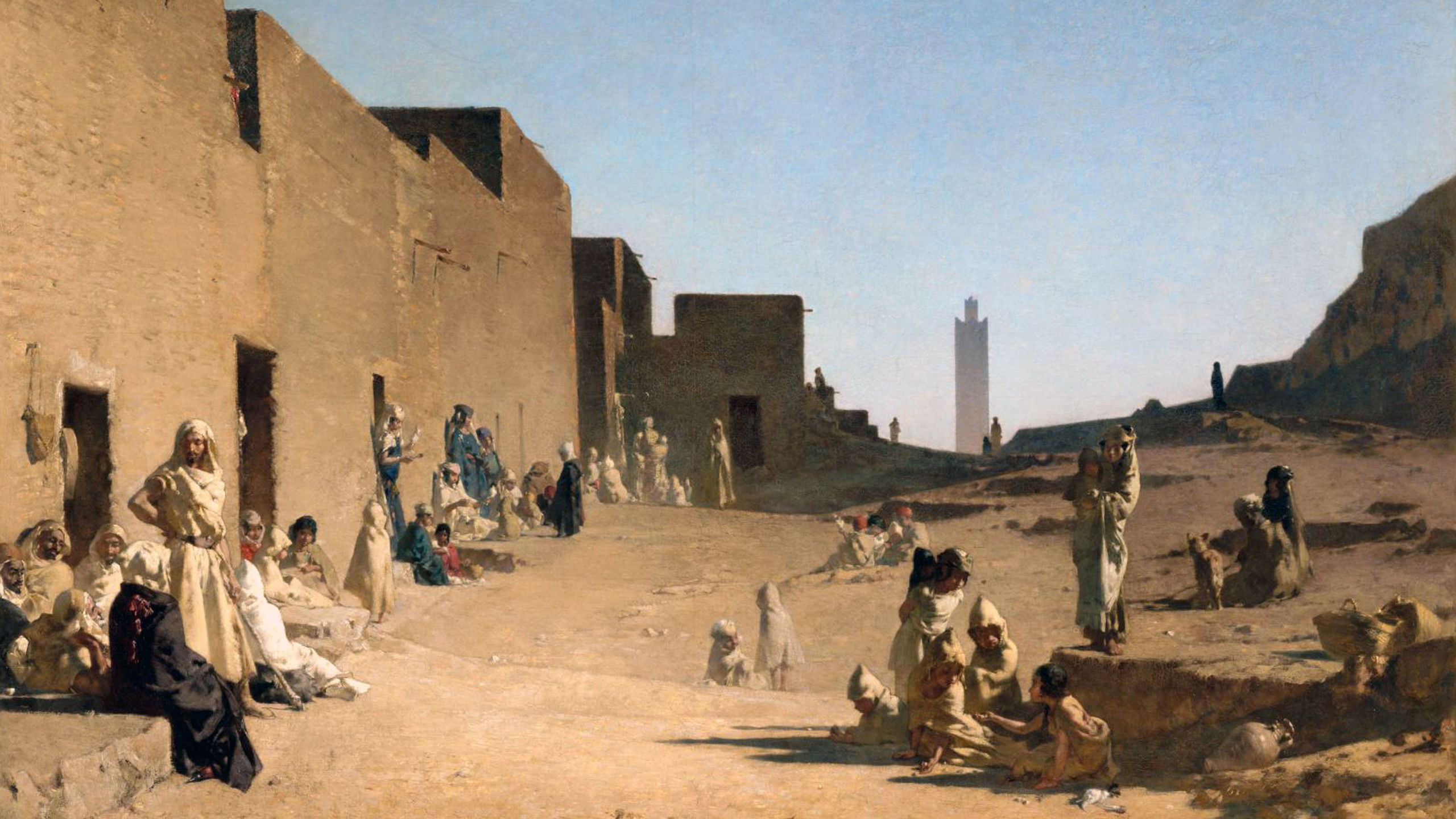 Backdrop for L'Algérie de Gustave Guillaumet (1840-1887)