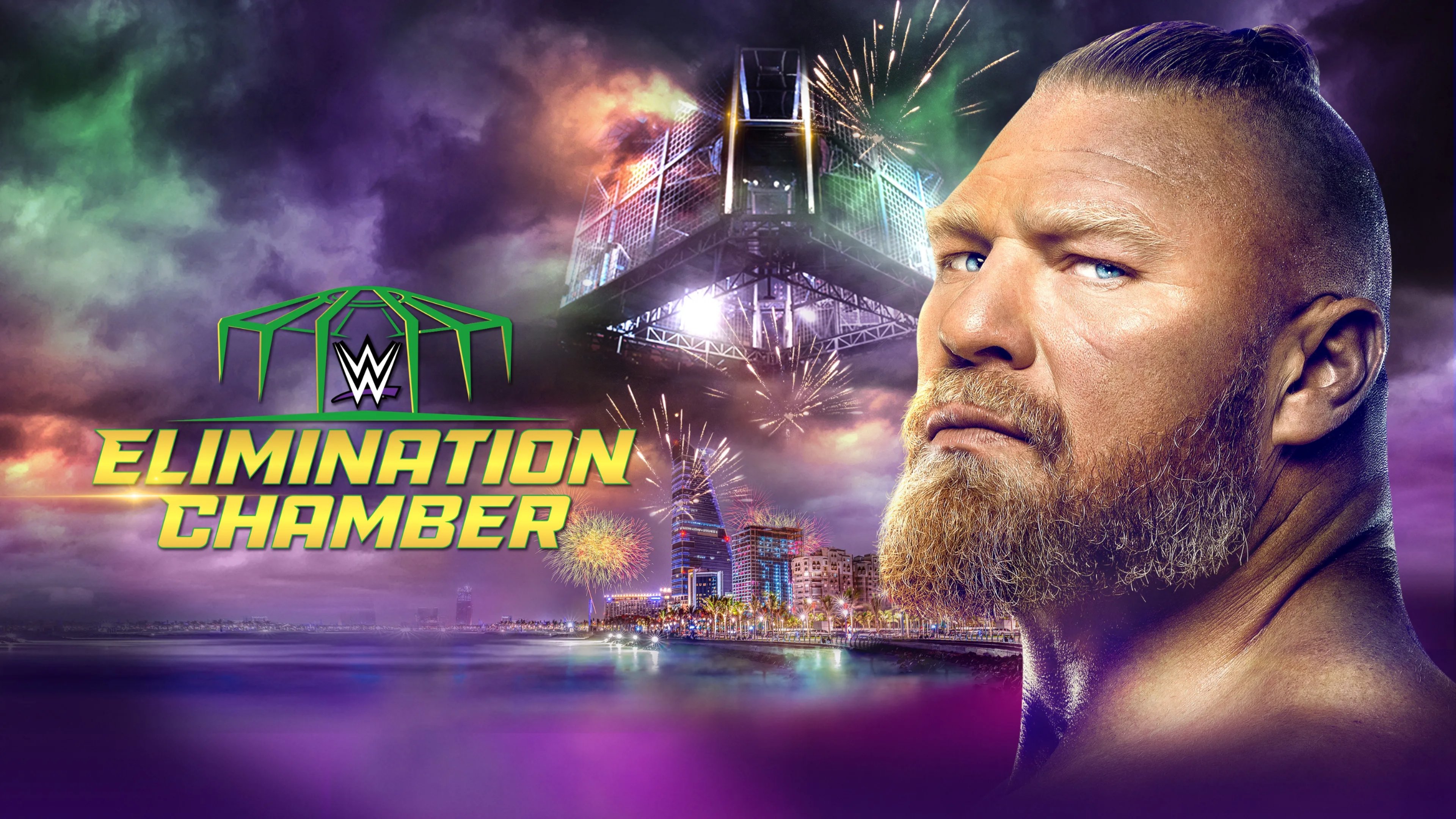 Backdrop for WWE Elimination Chamber 2022