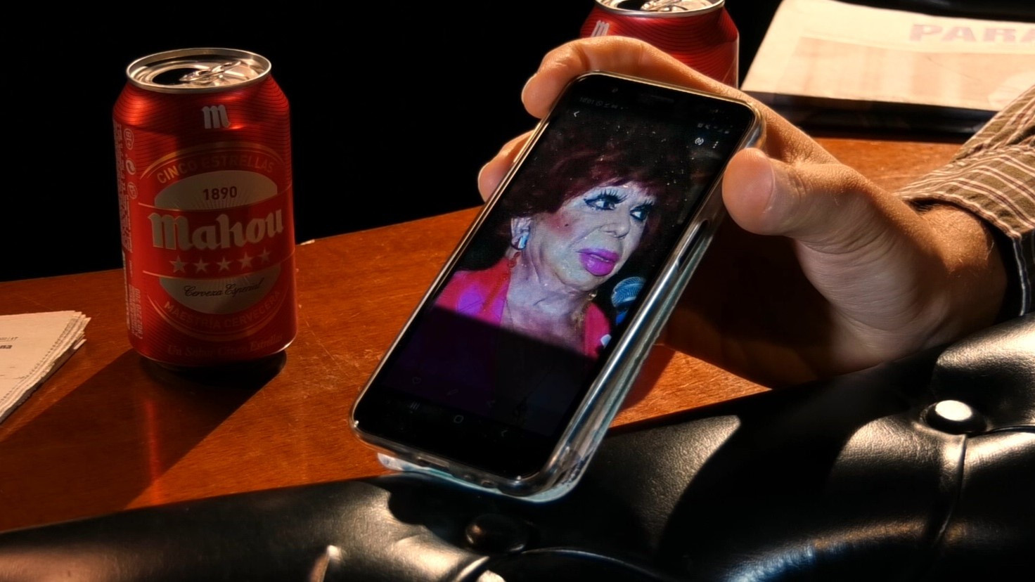 Backdrop for PUM. Ya está aquí la paella.