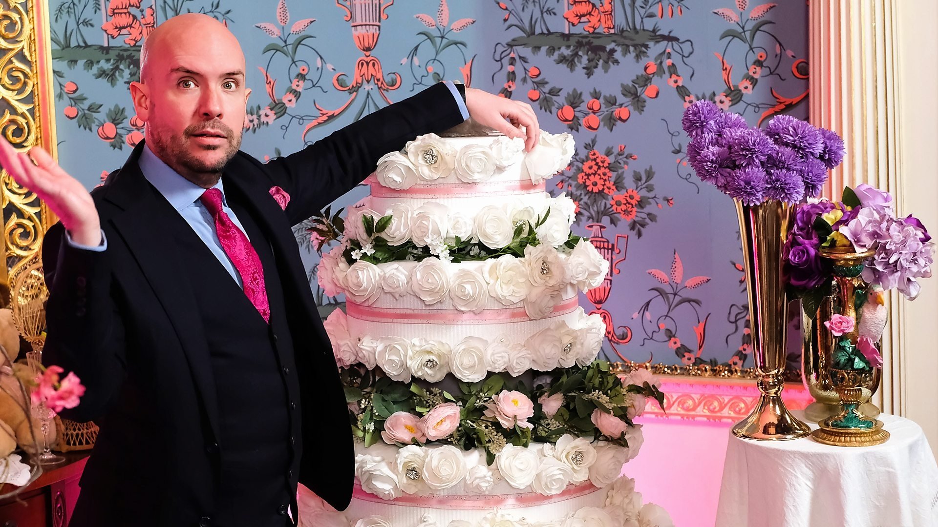 Backdrop for Big Gay Wedding with Tom Allen