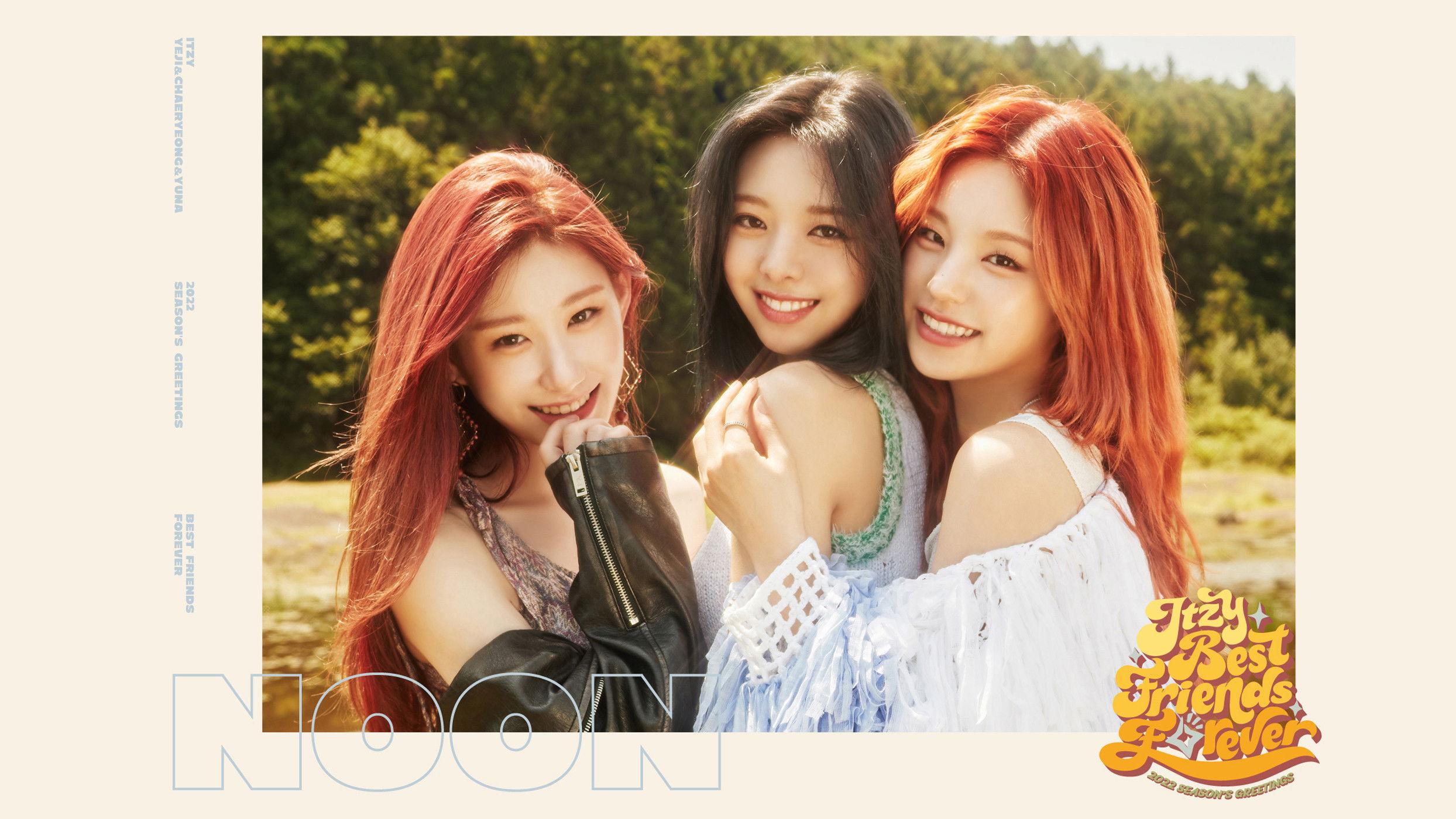 Backdrop for ITZY 2022 Season's Greetings [Best Friends Forever]