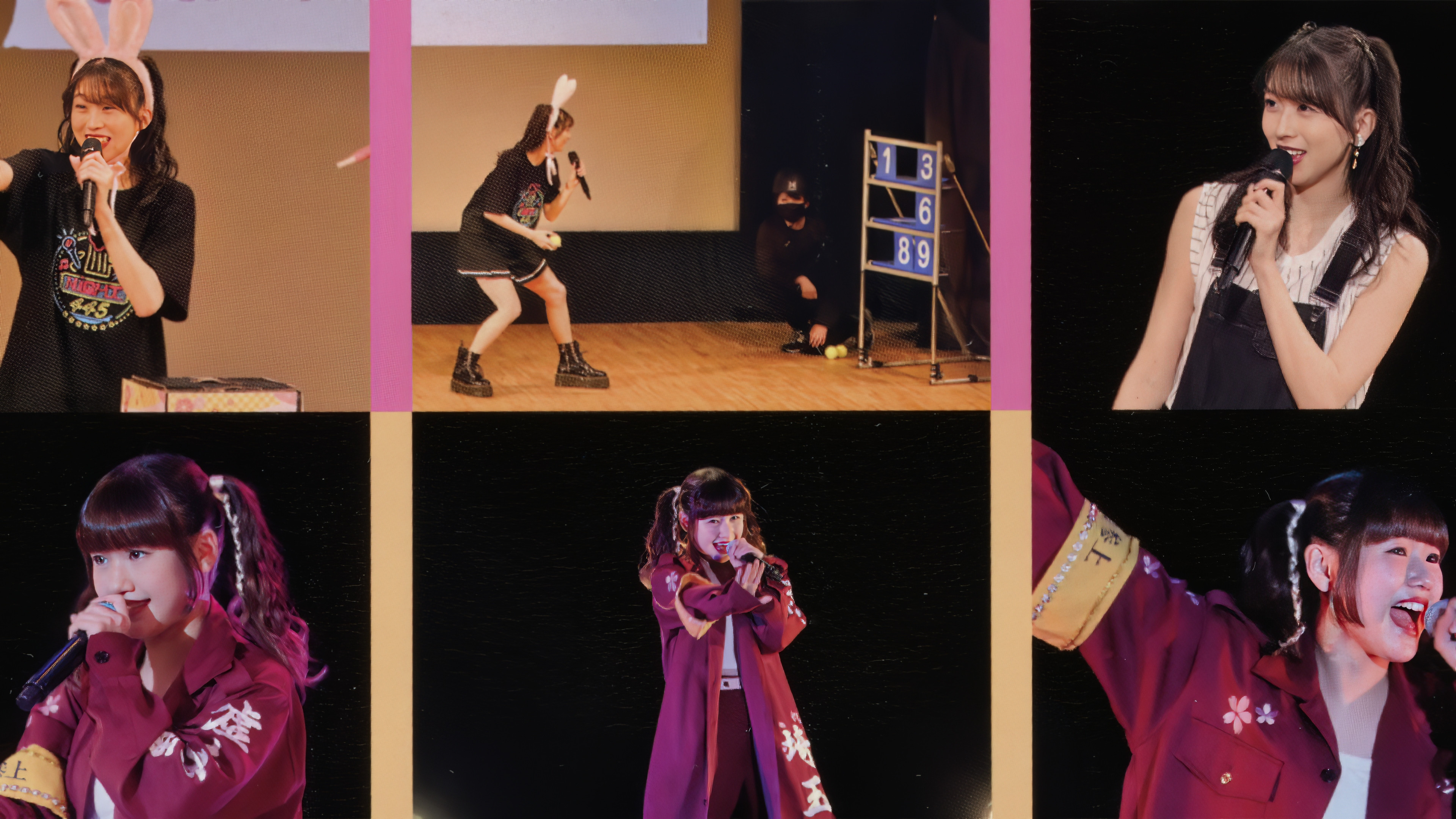 Backdrop for Morning Musume.'23 Makino Maria・Yokoyama Reina Birthday Event