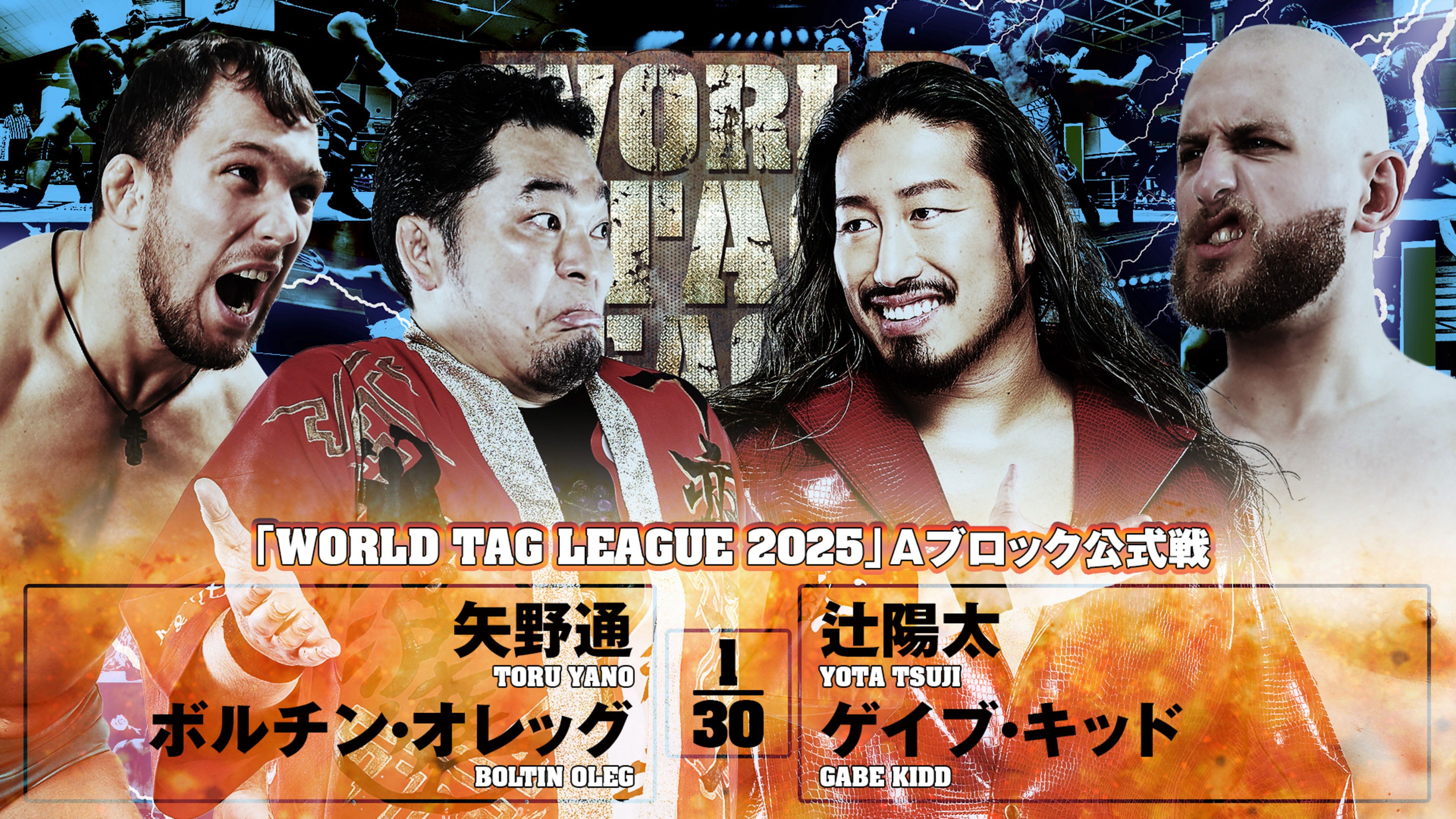 Backdrop for NJPW World Tag League 2025 - Day 7
