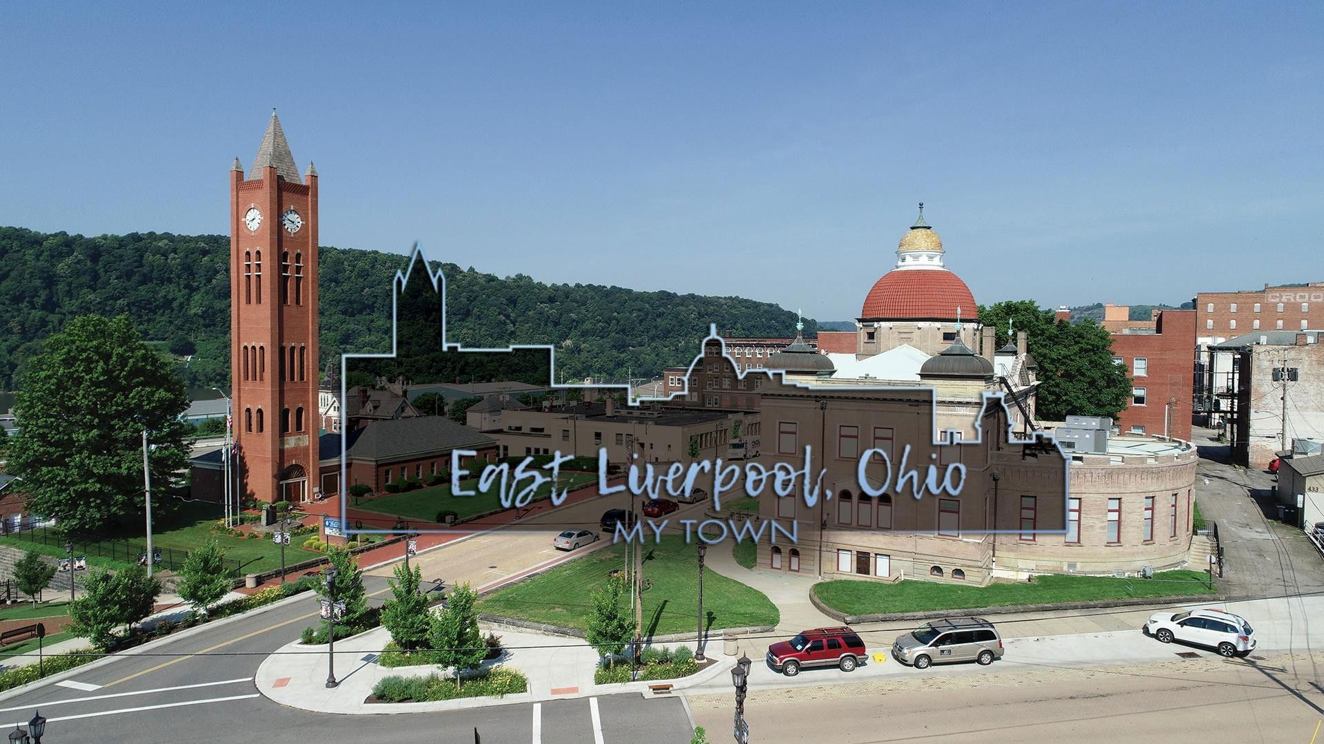 Backdrop for East Liverpool, Ohio: My Town