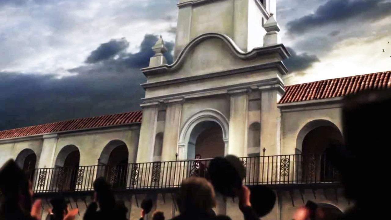 Backdrop for La revolución es un sueño eterno