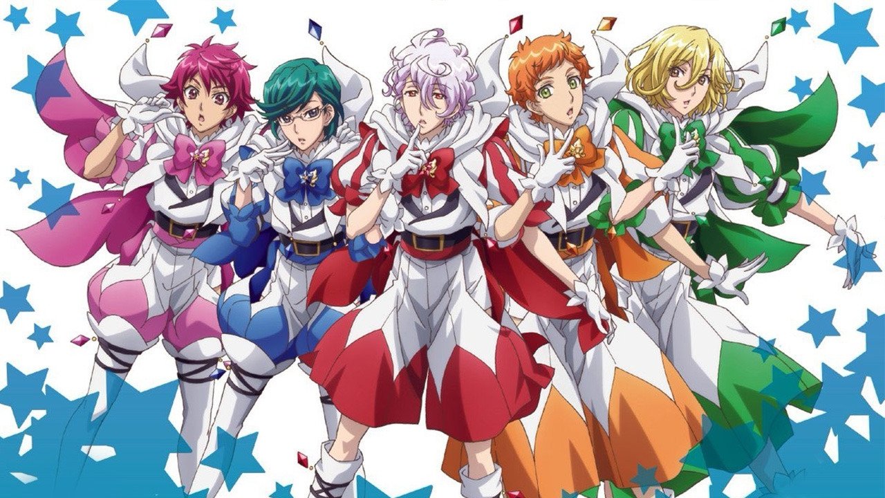 Backdrop for Cute High Earth Defense Club LOVE!