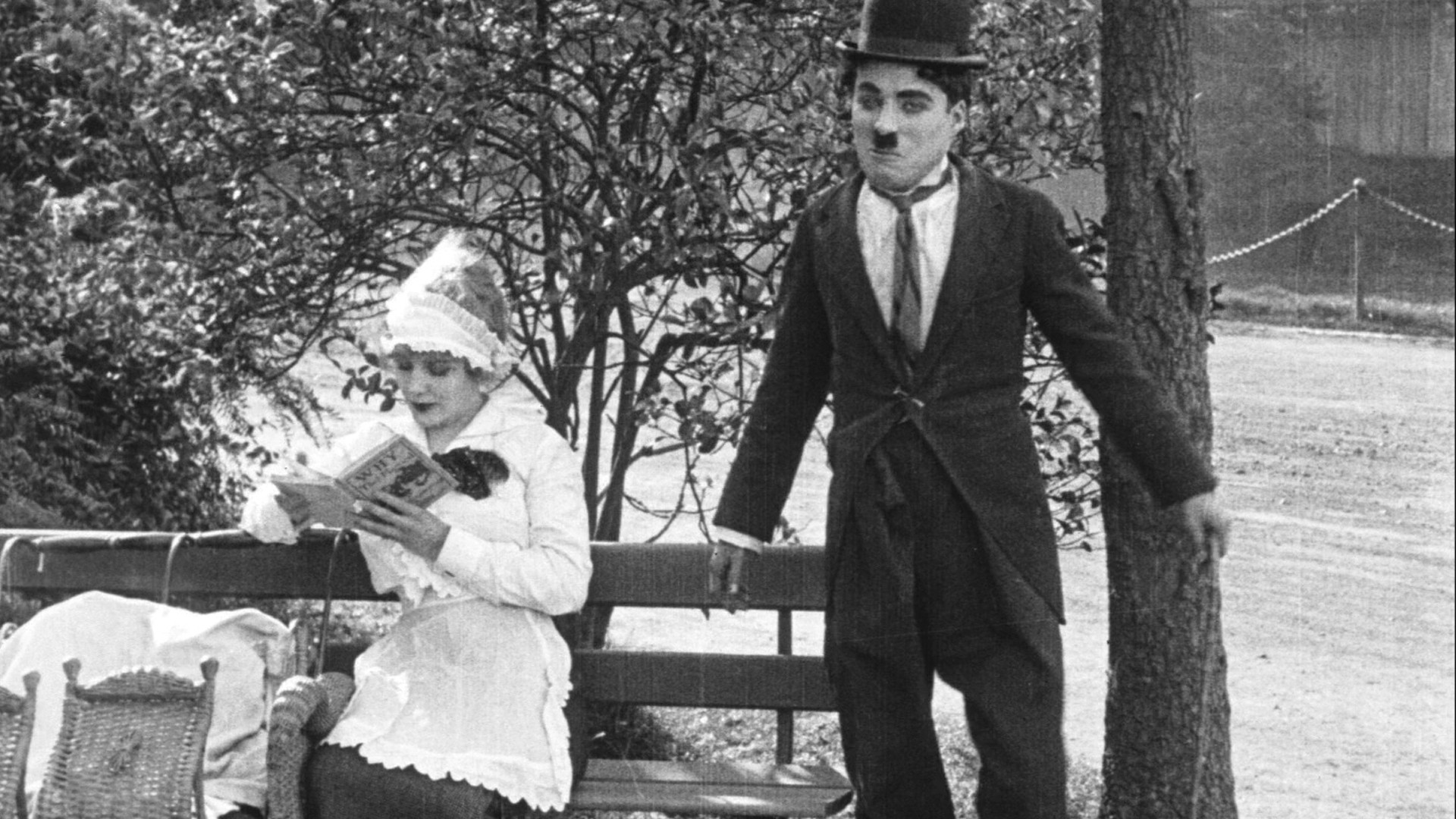 Backdrop for Charlie Chaplin: The Long Year at Essanay