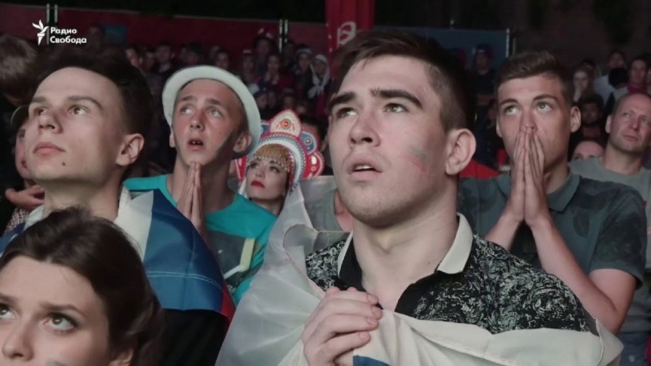 Backdrop for The Last Match. Saint Petersburg