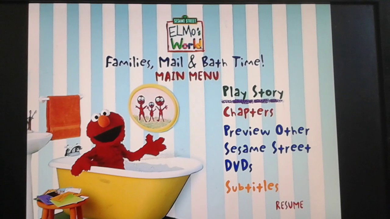 Backdrop for Sesame Street: Elmo's World: Families, Mail & Bath Time!