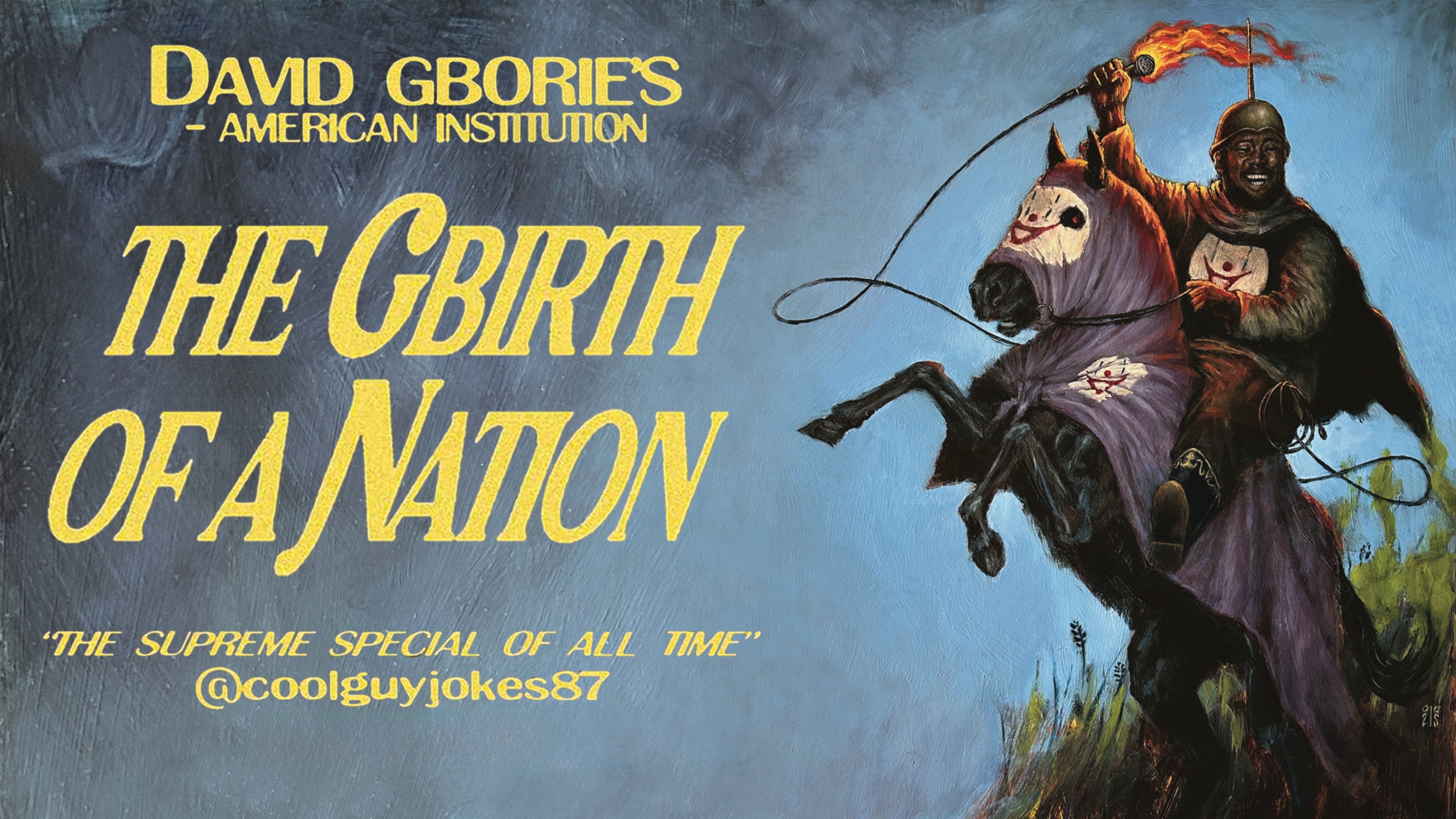 Backdrop for David Gborie: Gbirth of a Nation