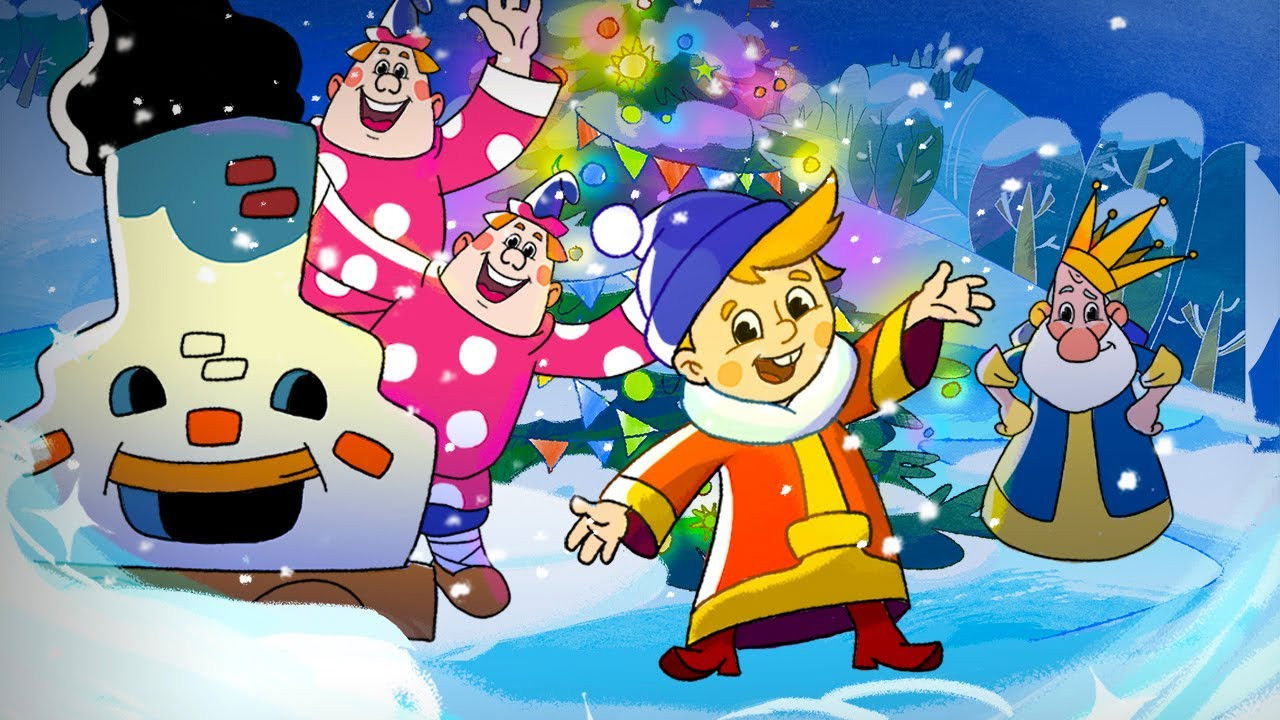 Backdrop for Vovka and Winter in the Kingdom of Far Far Away