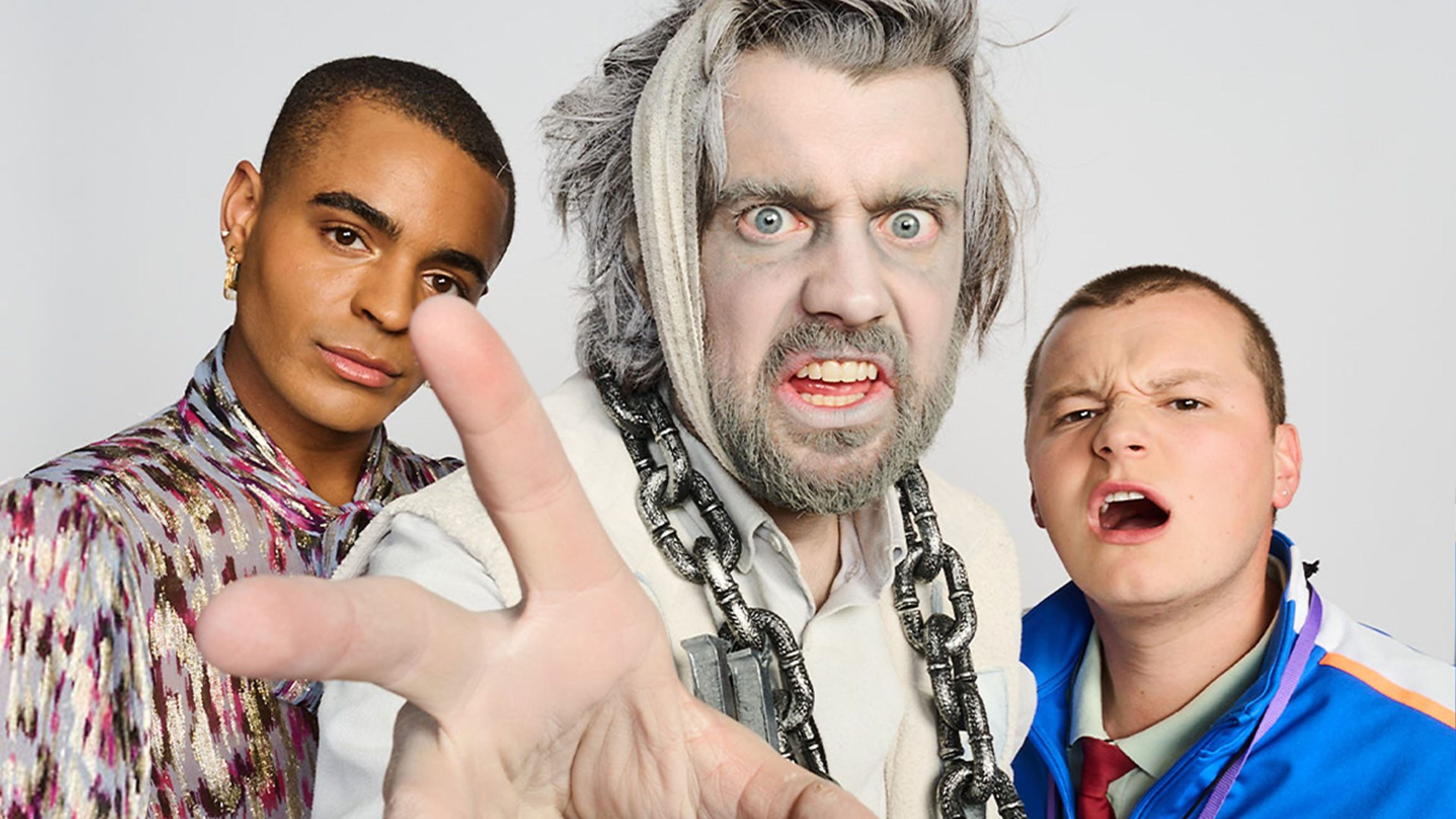 Backdrop for Bad Education: A Christmas Carol