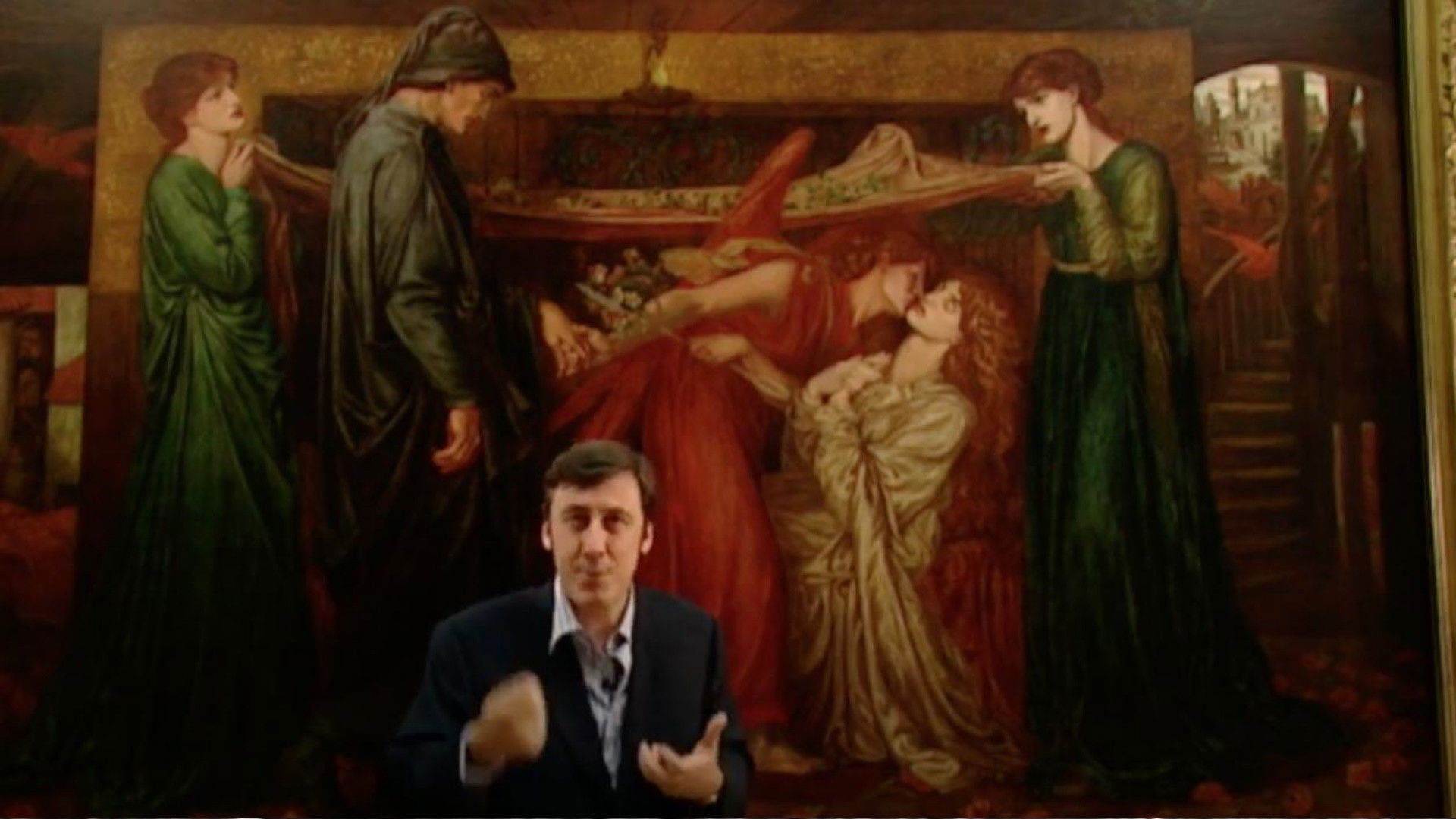 Backdrop for Rossetti: Sex, Drugs and Oil Paint