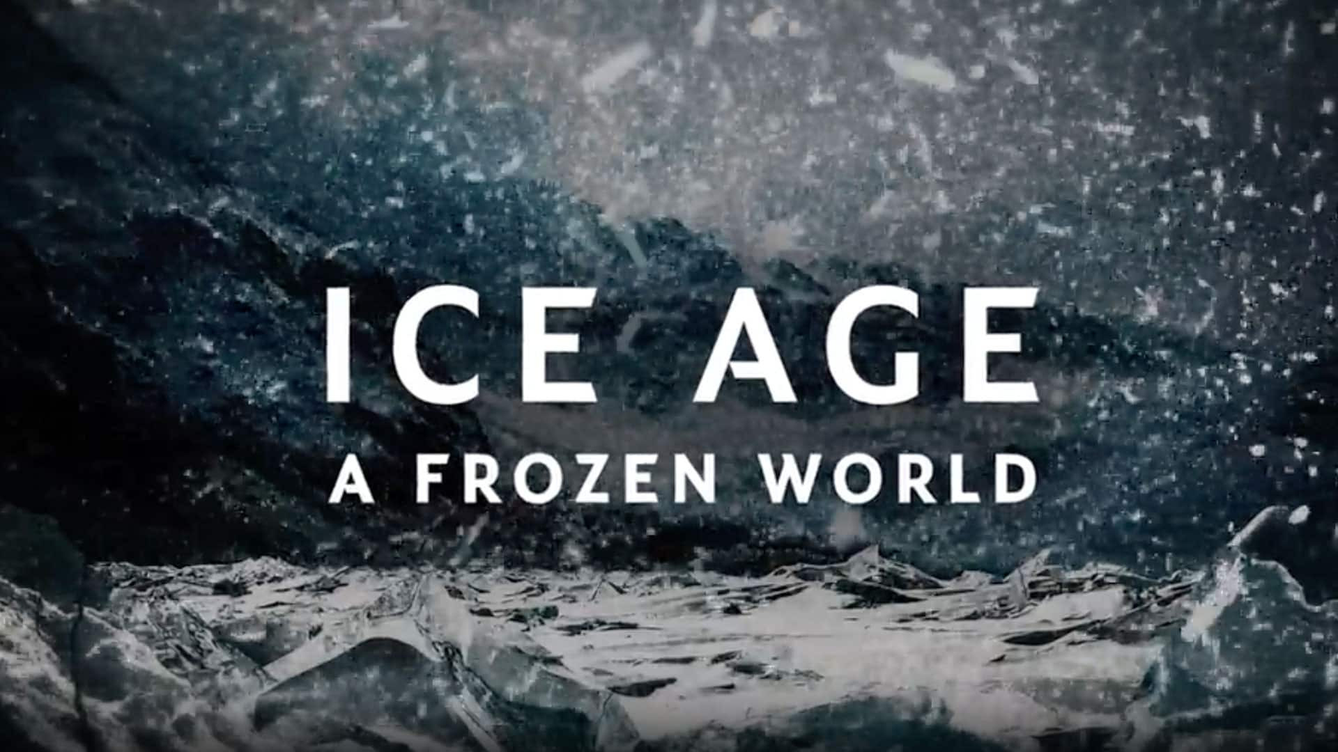 Backdrop for Ice Age: A Frozen World