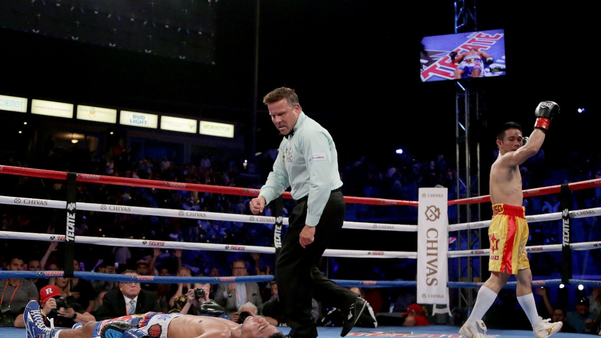 Backdrop for Srisaket Sor Rungvisai vs. Roman Gonzalez 2