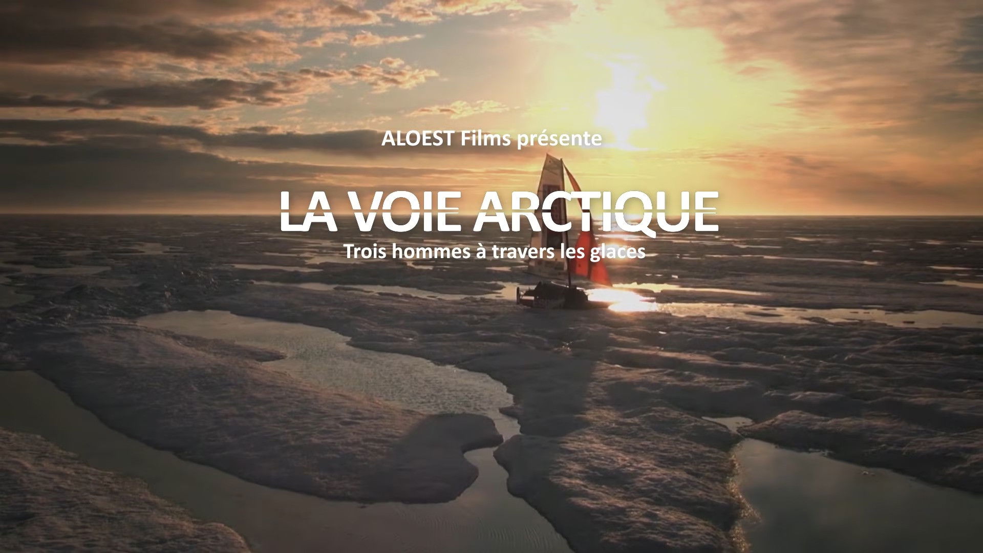 Backdrop for La Voie arctique - Trois hommes à travers les glaces