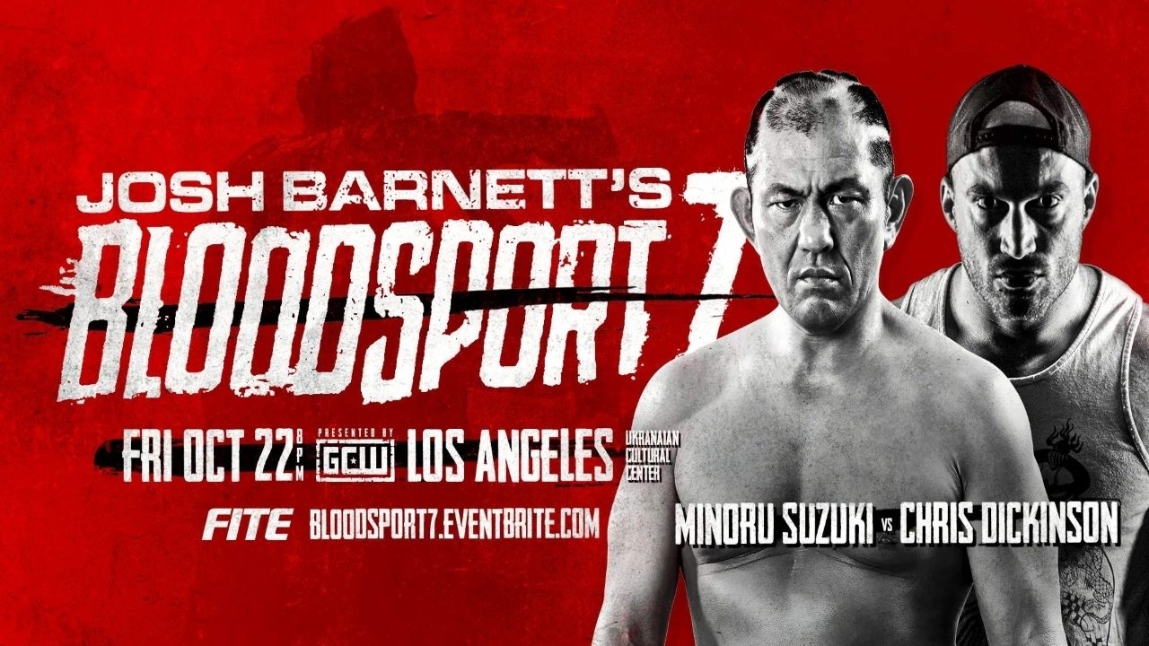 Backdrop for GCW Josh Barnett's Bloodsport 7