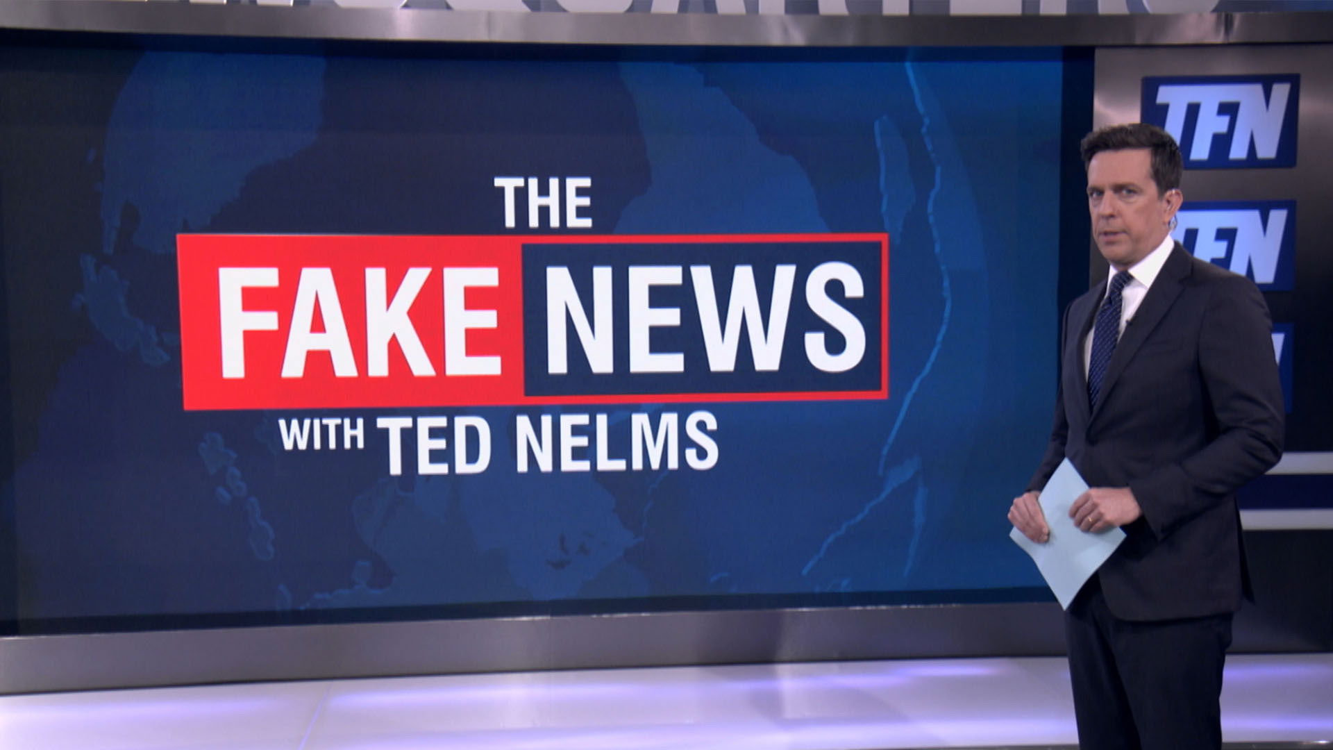 Backdrop for The Fake News with Ted Nelms
