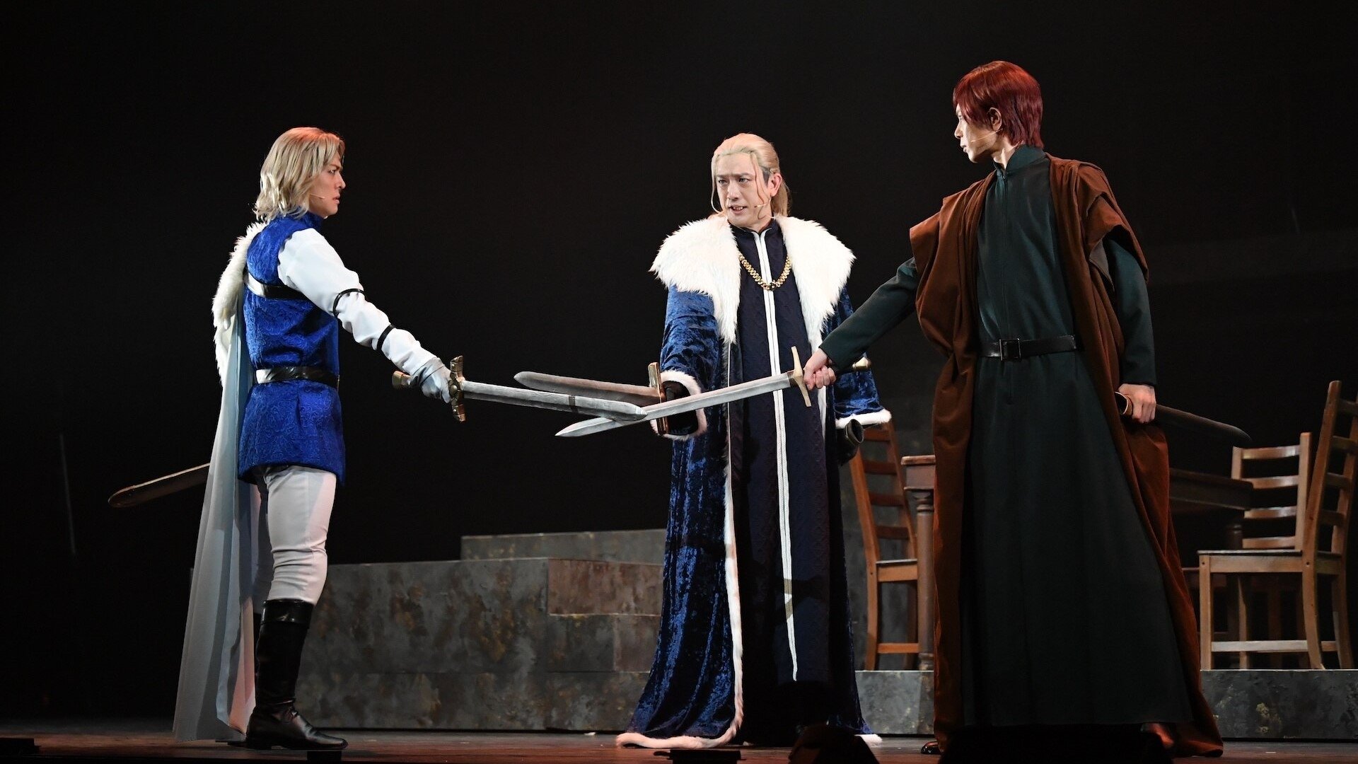 Backdrop for Stage Play Requiem of the Rose King